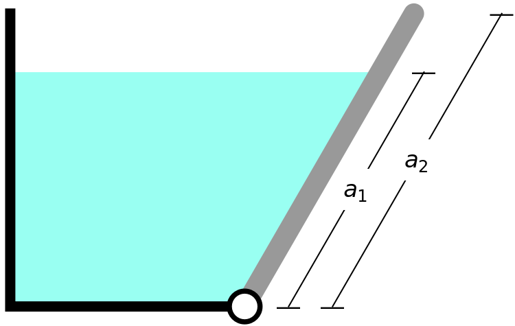 Forces on a Partially Submerged Gate