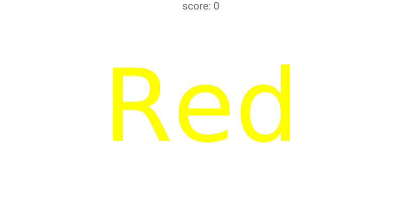 Color-Word Game