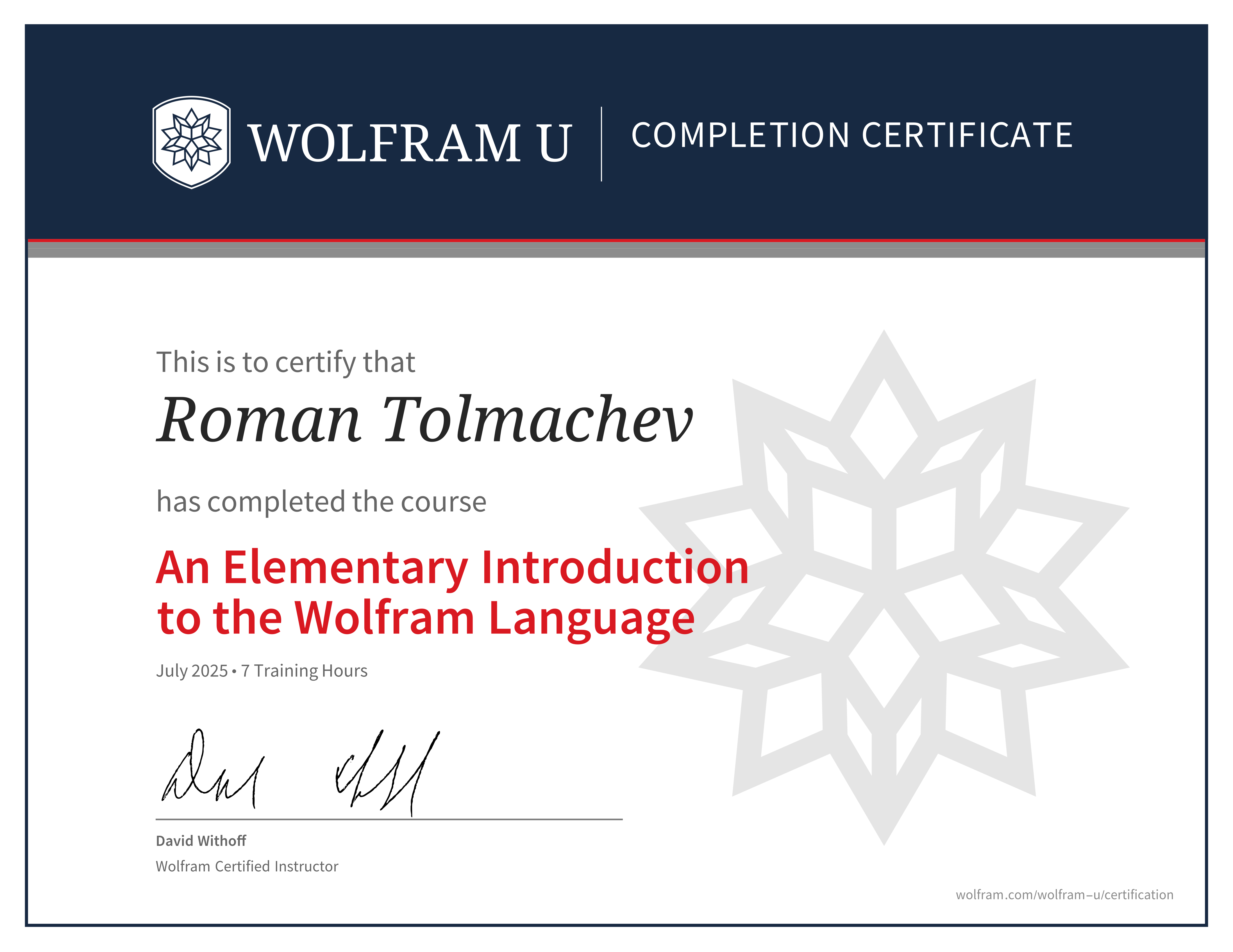 certificate image