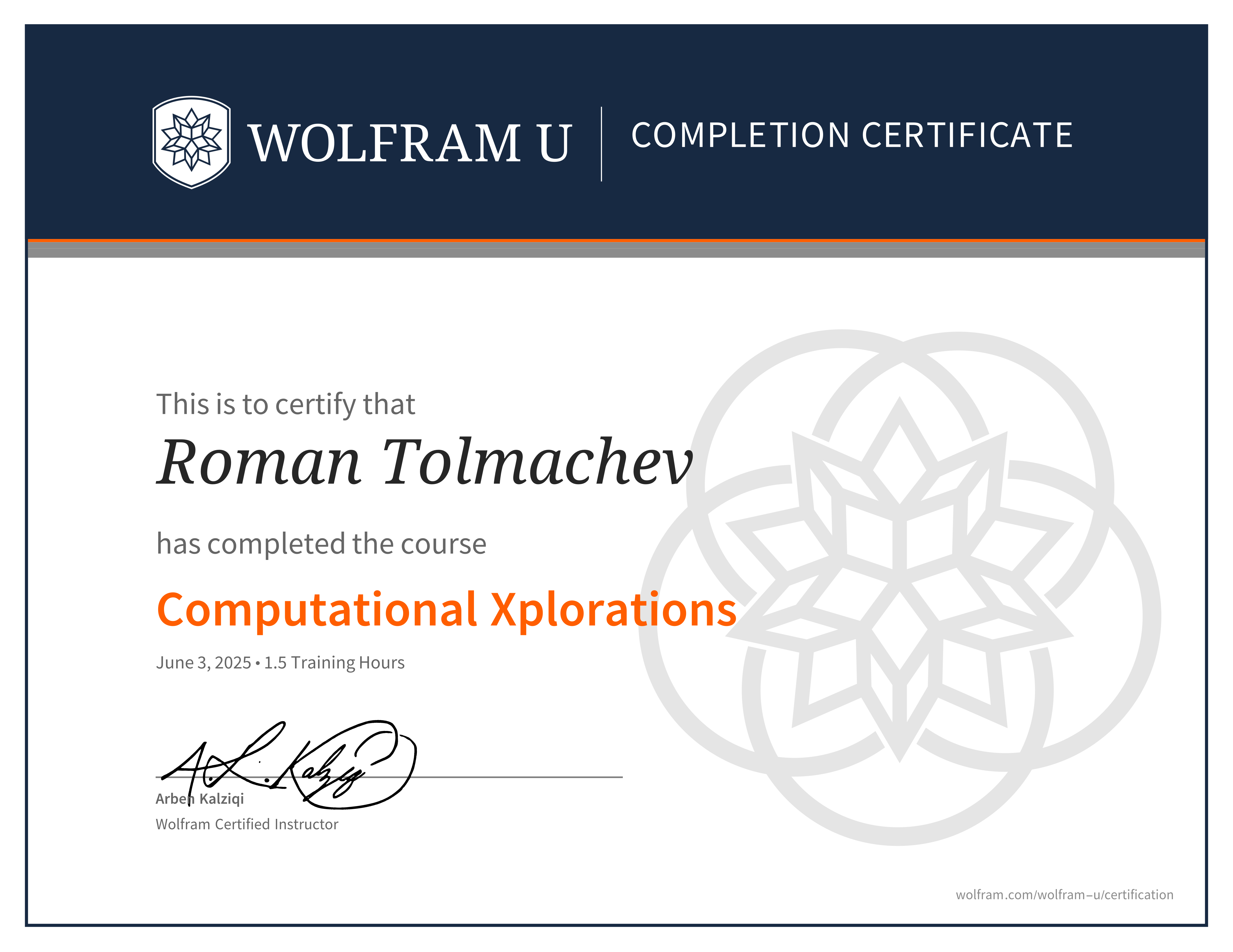 certificate image
