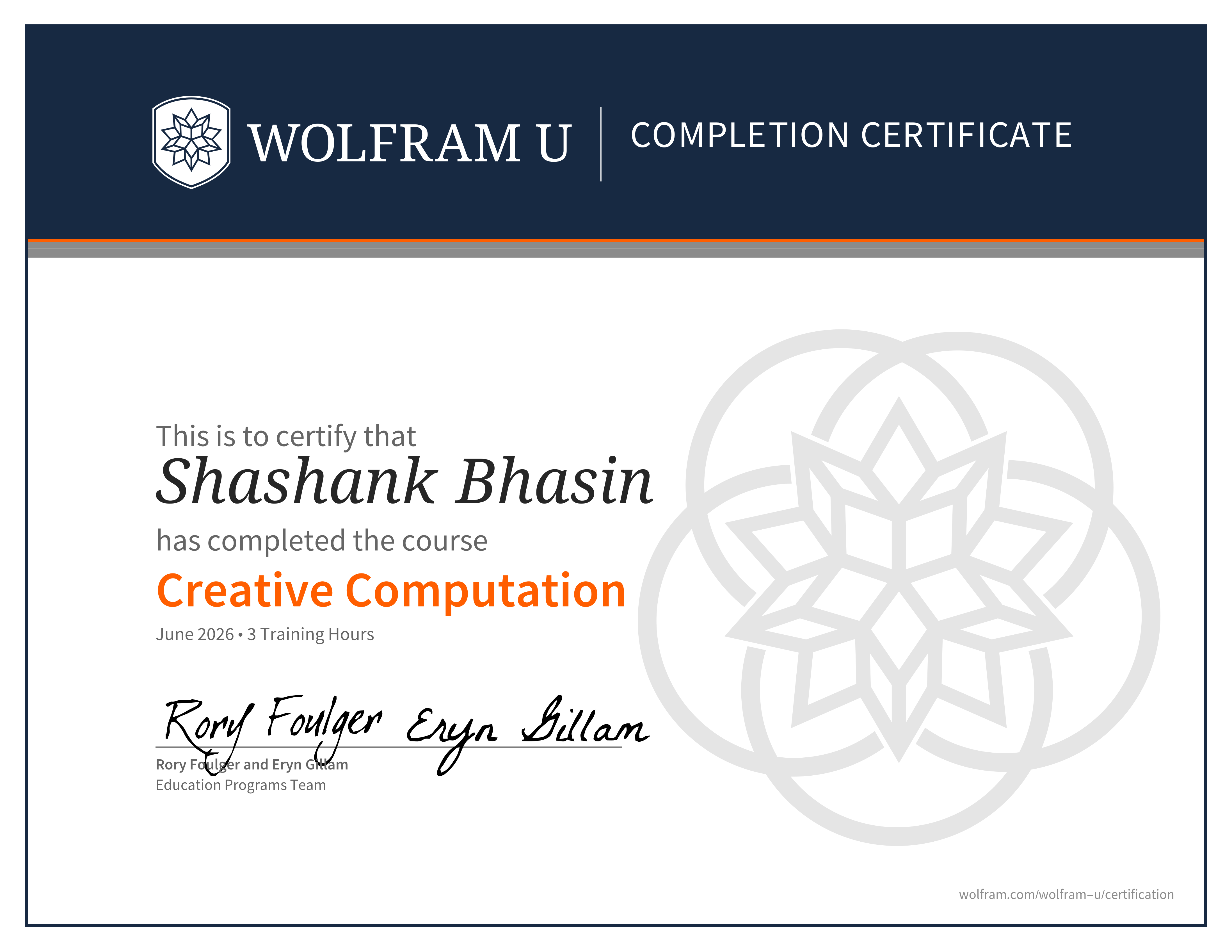 certificate image