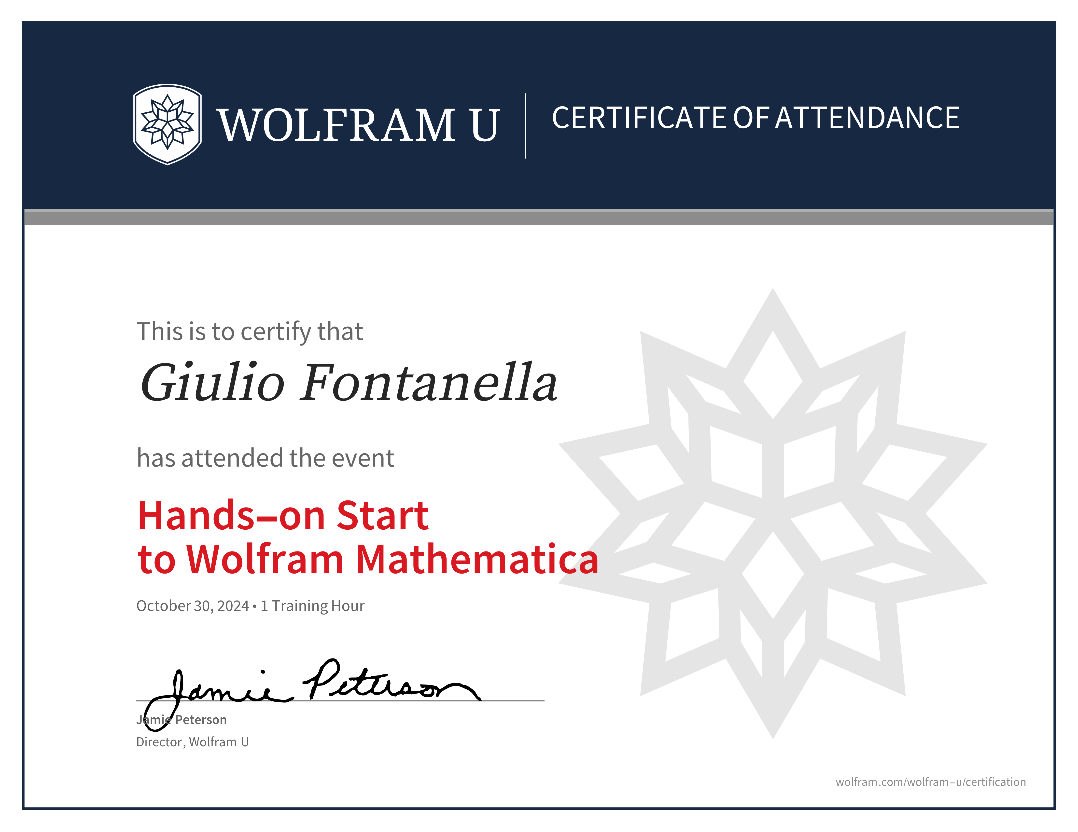 certificate image