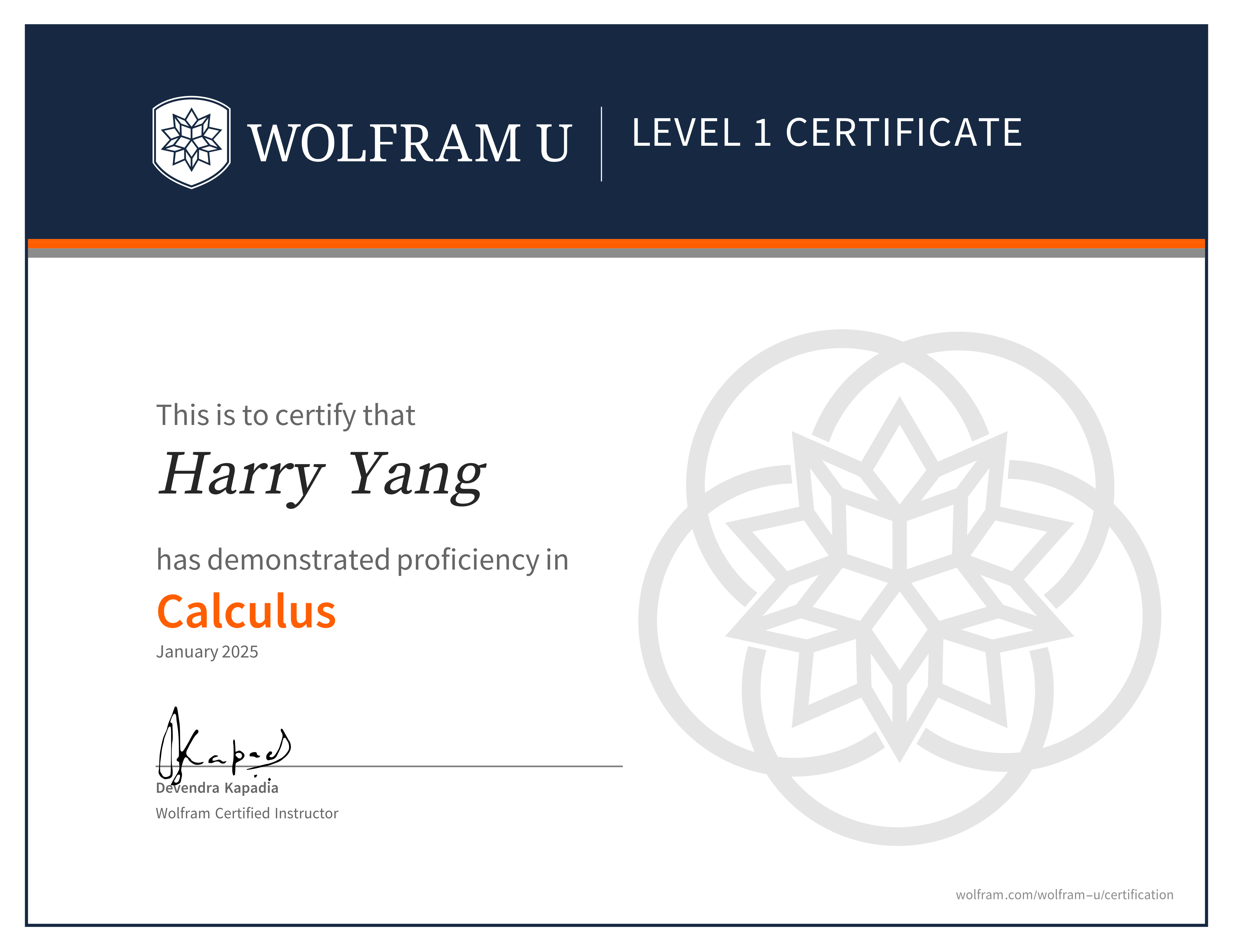 certificate image
