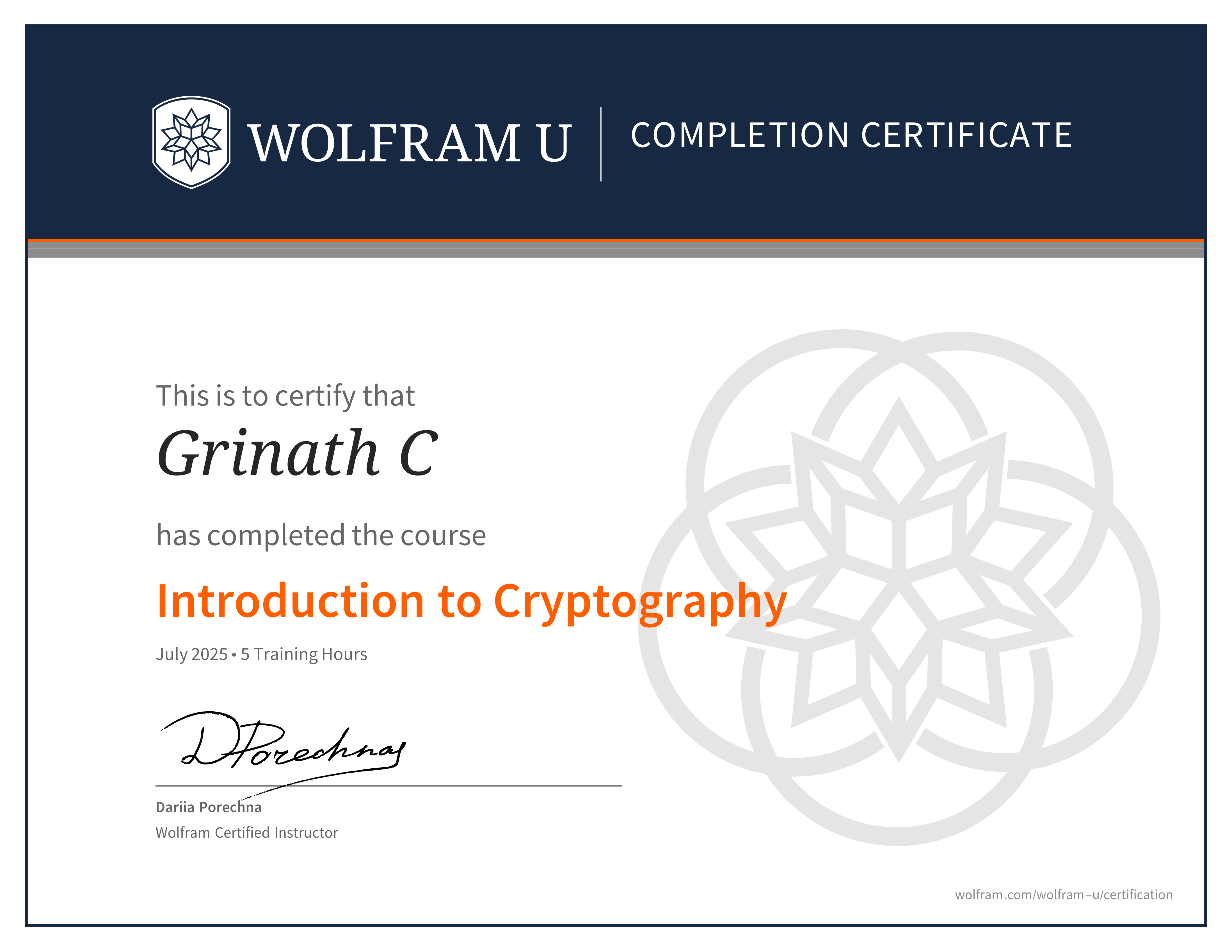 certificate image