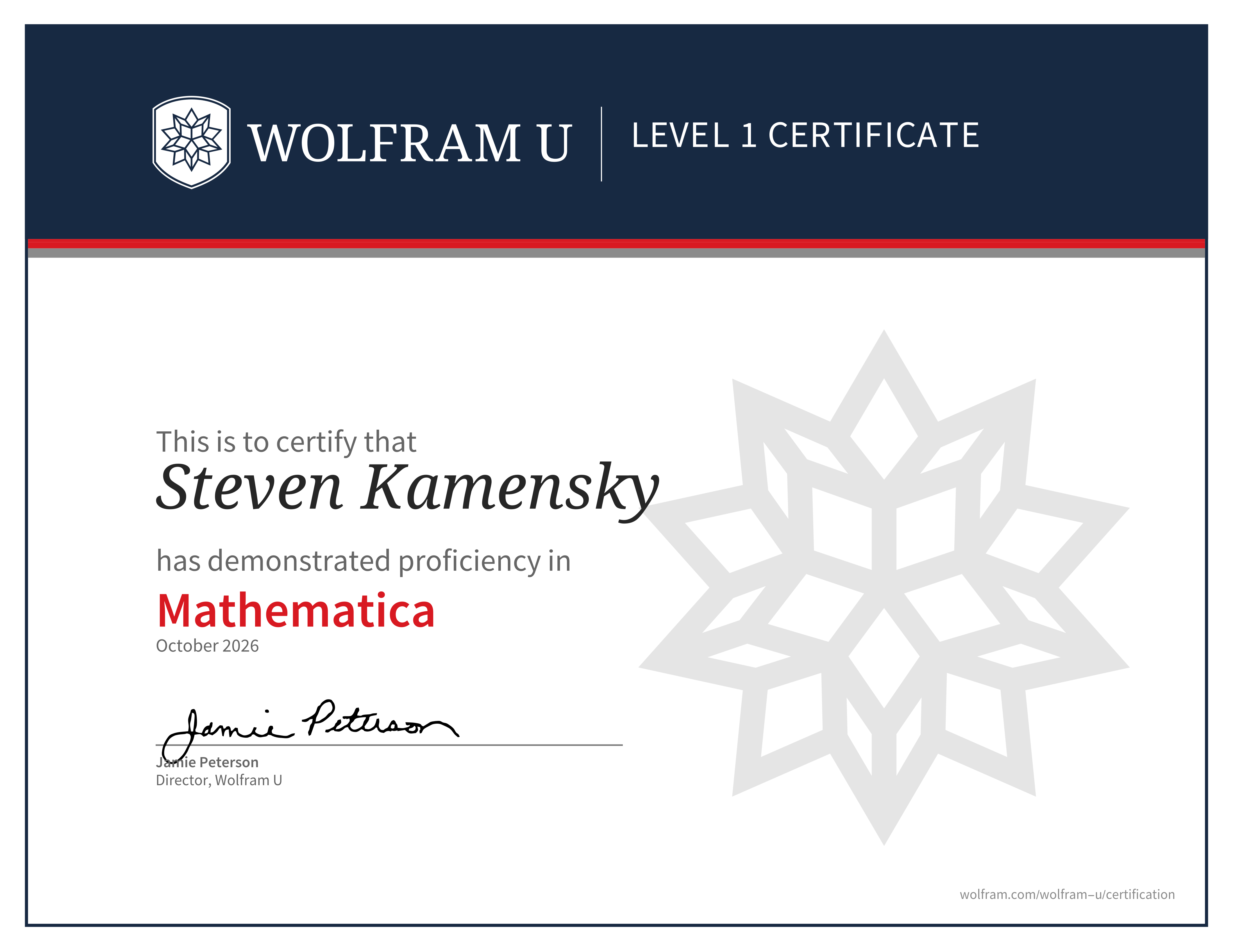 certificate image