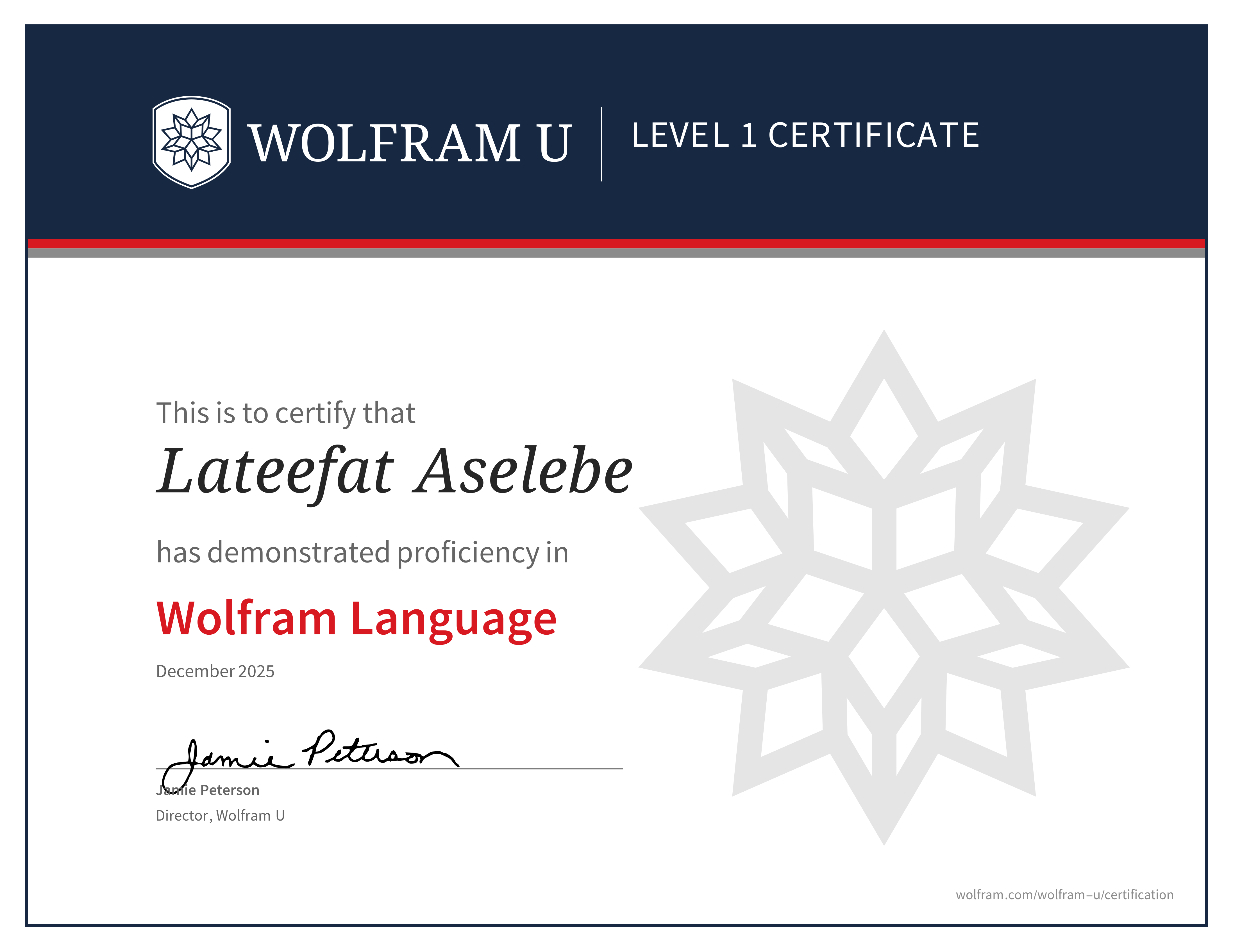 certificate image