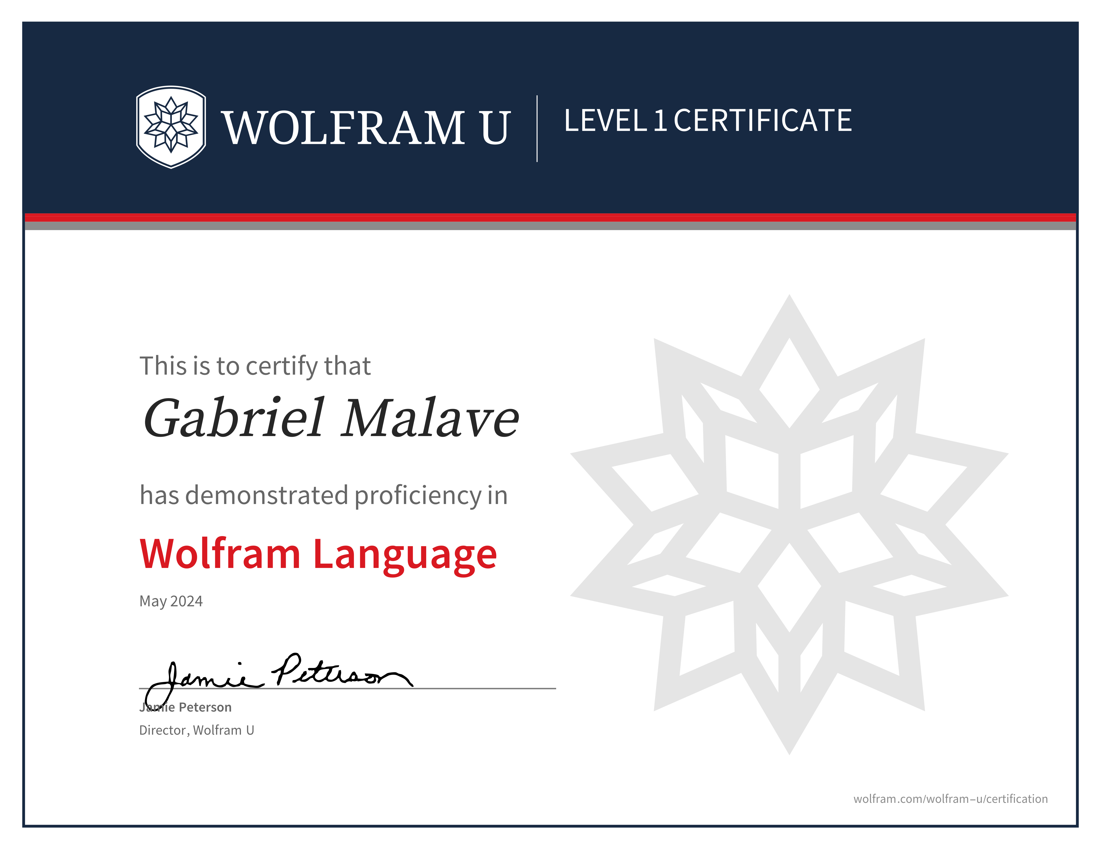 certificate image