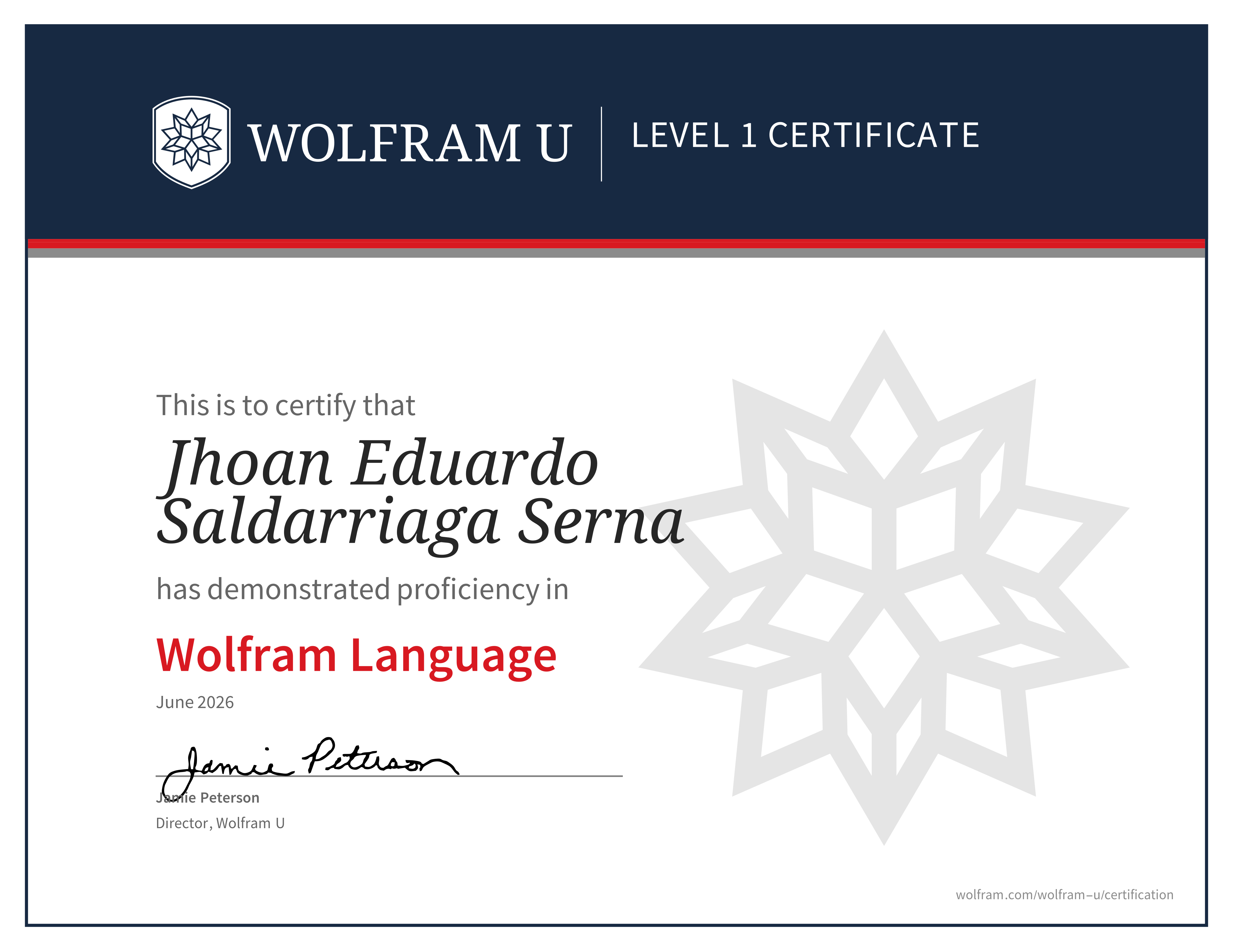 certificate image