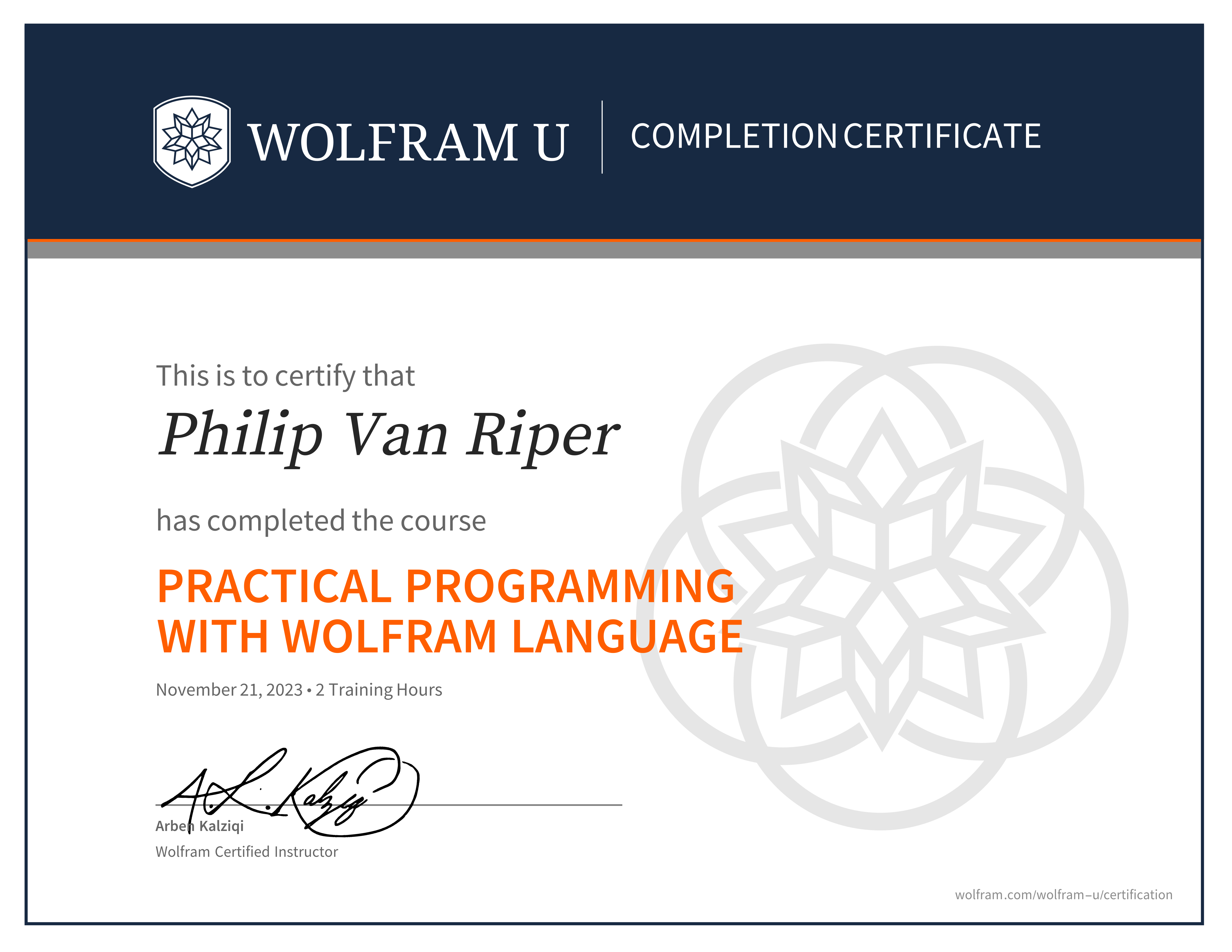 certificate image