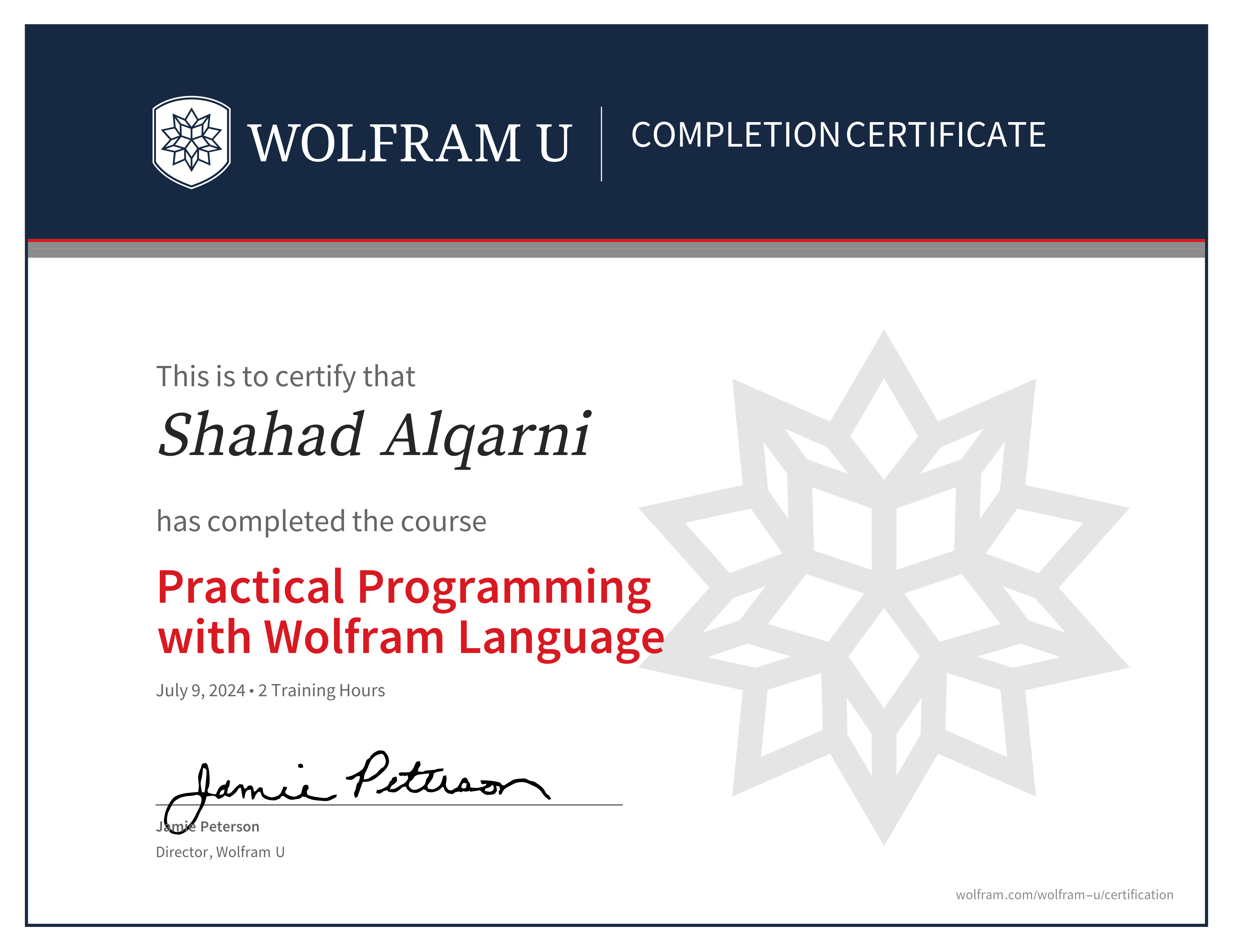 certificate image
