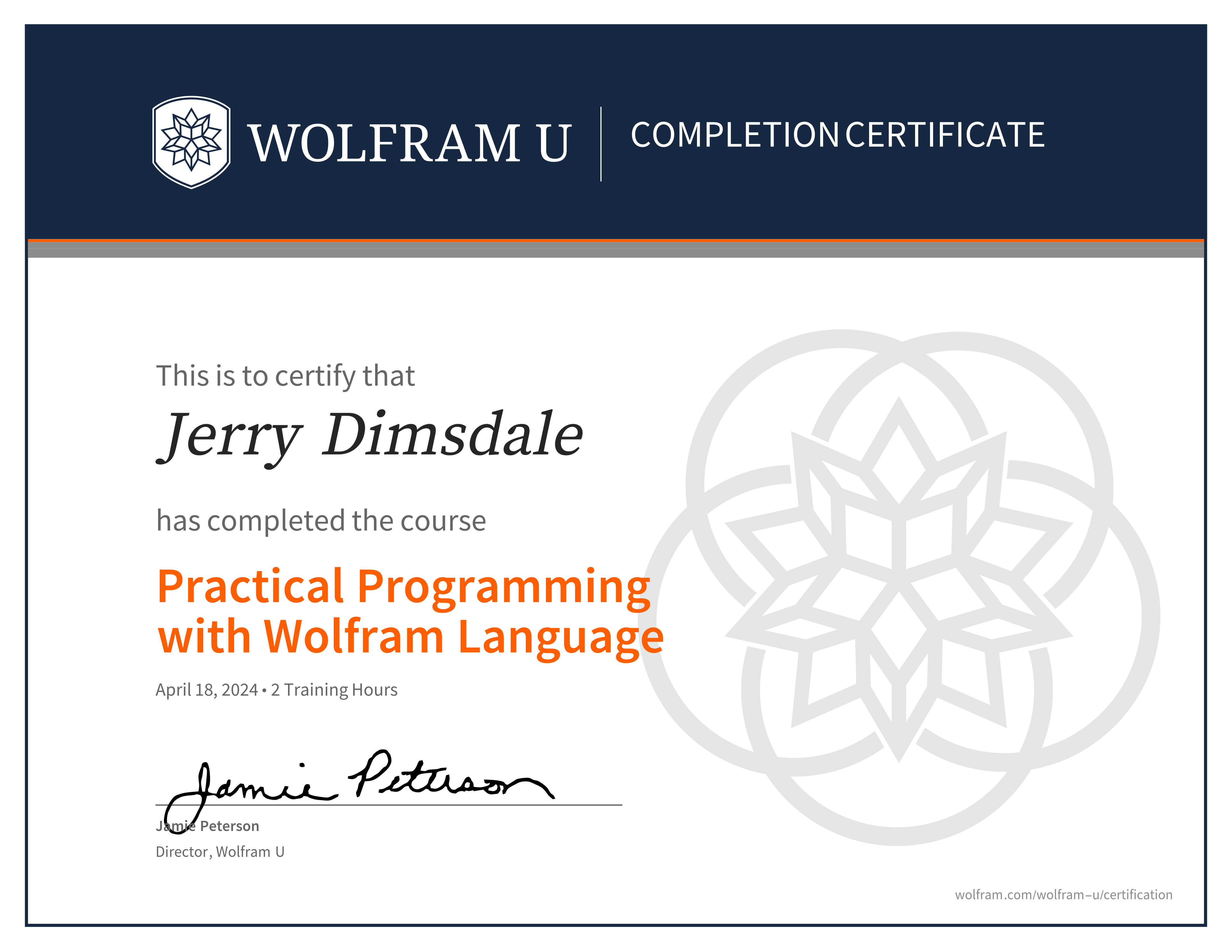 certificate image