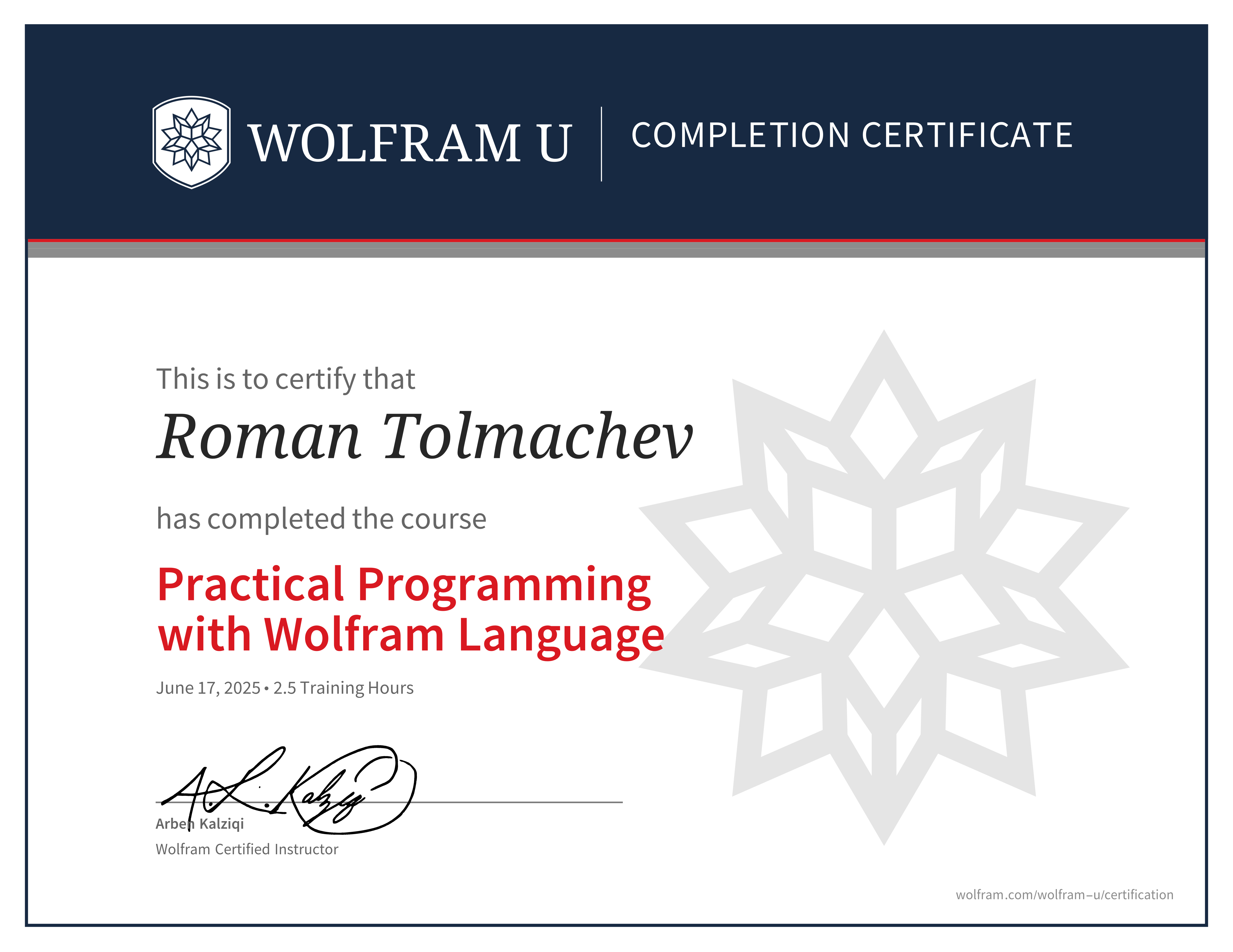 certificate image