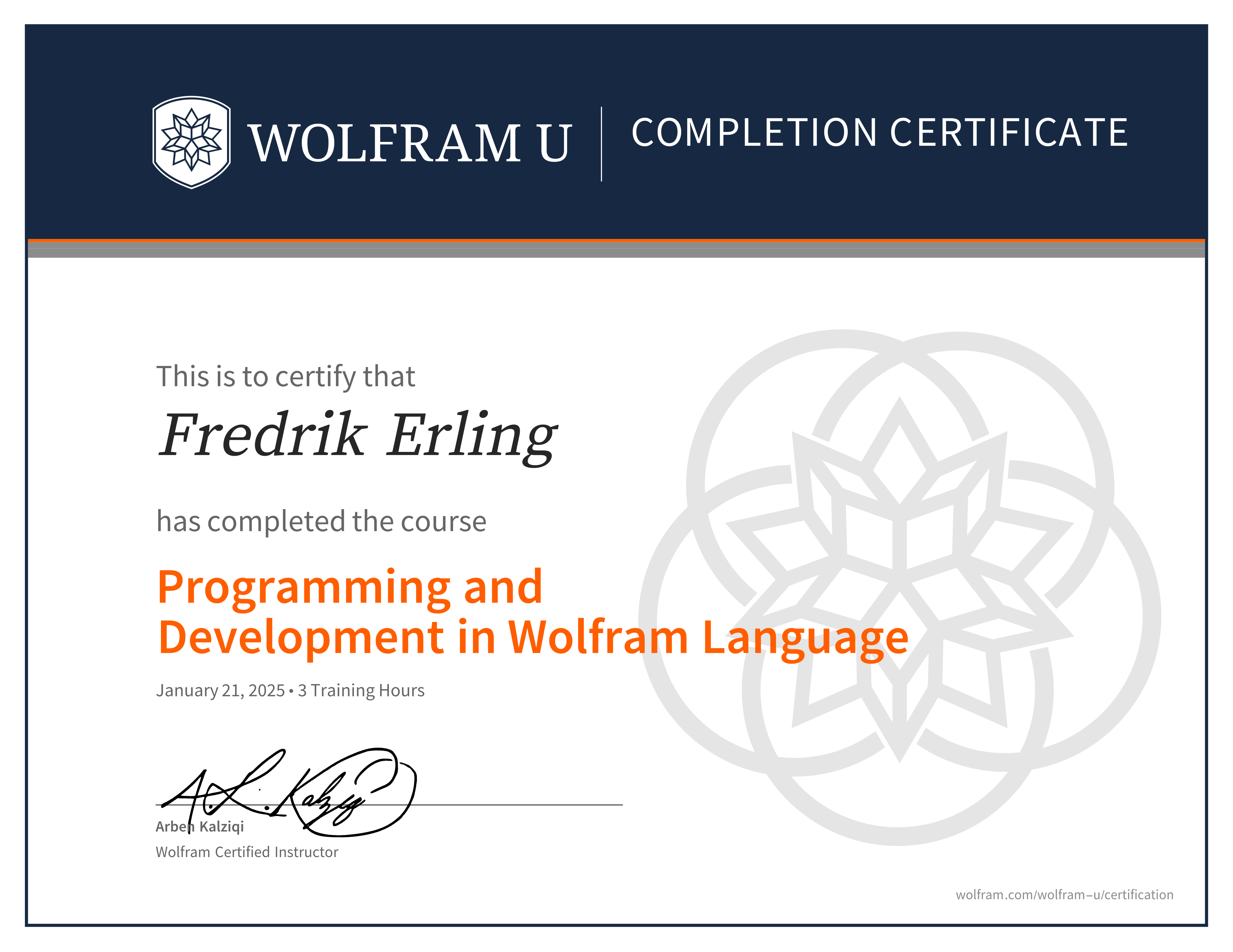 certificate image