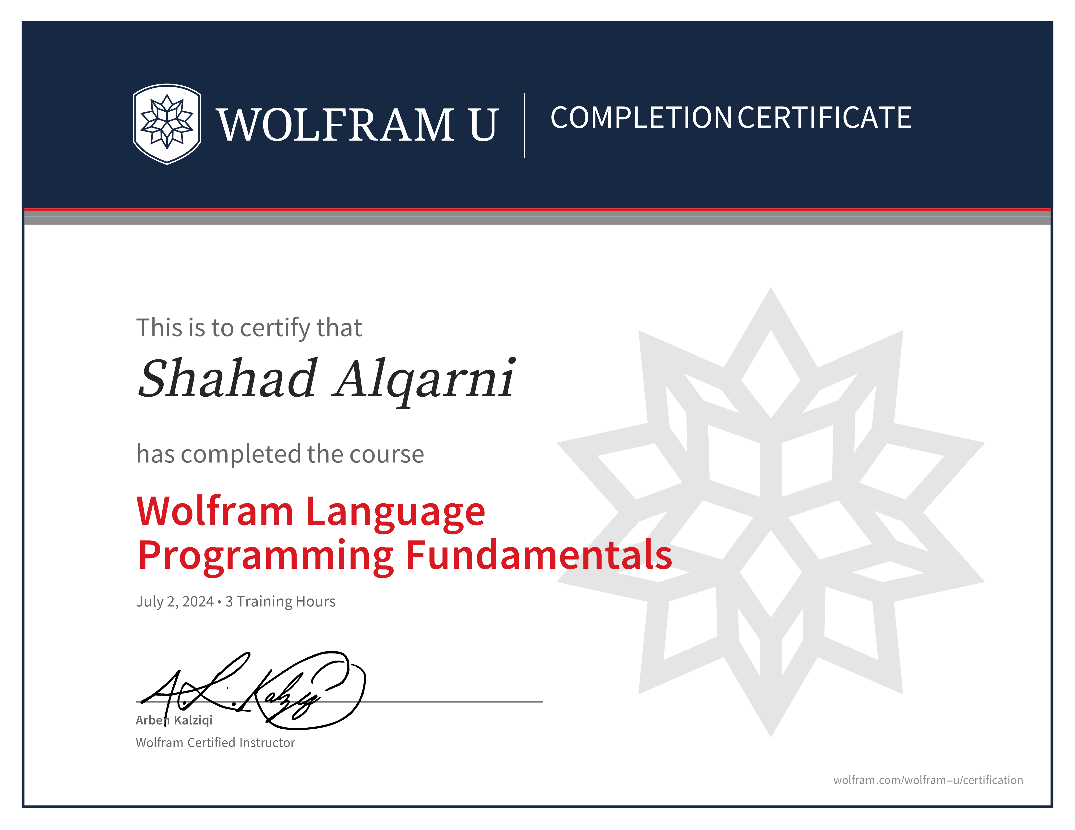 certificate image
