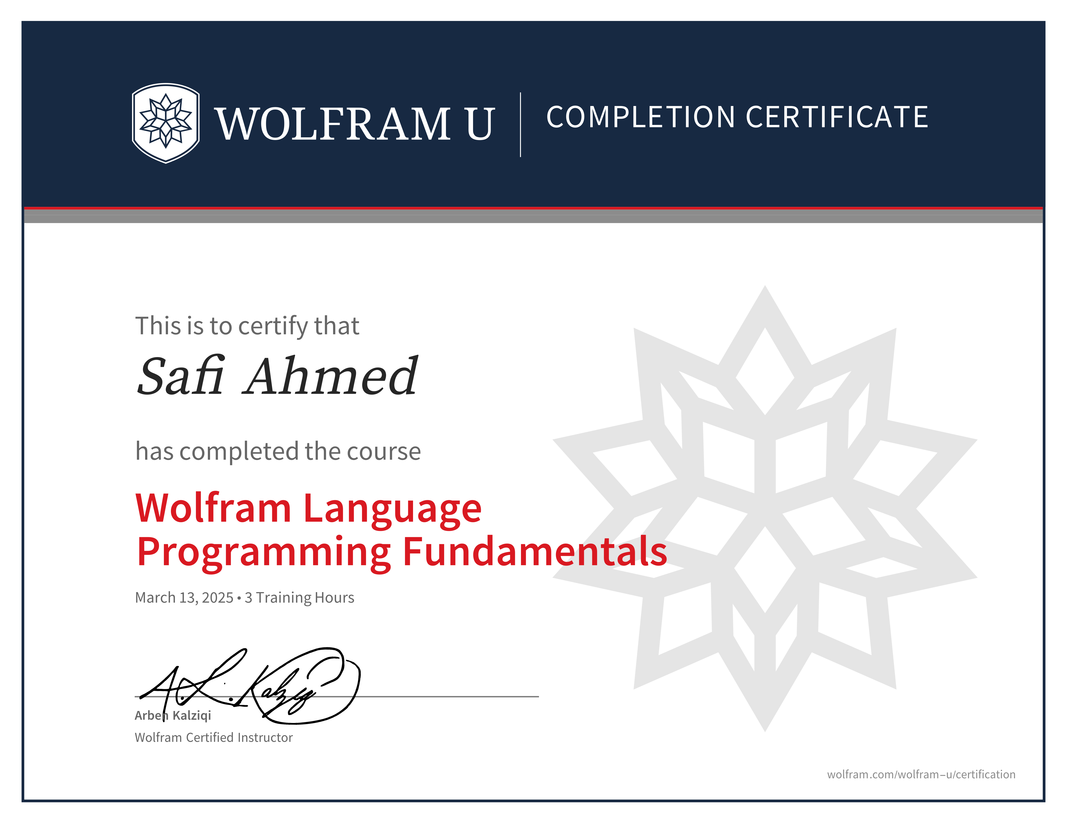 certificate image