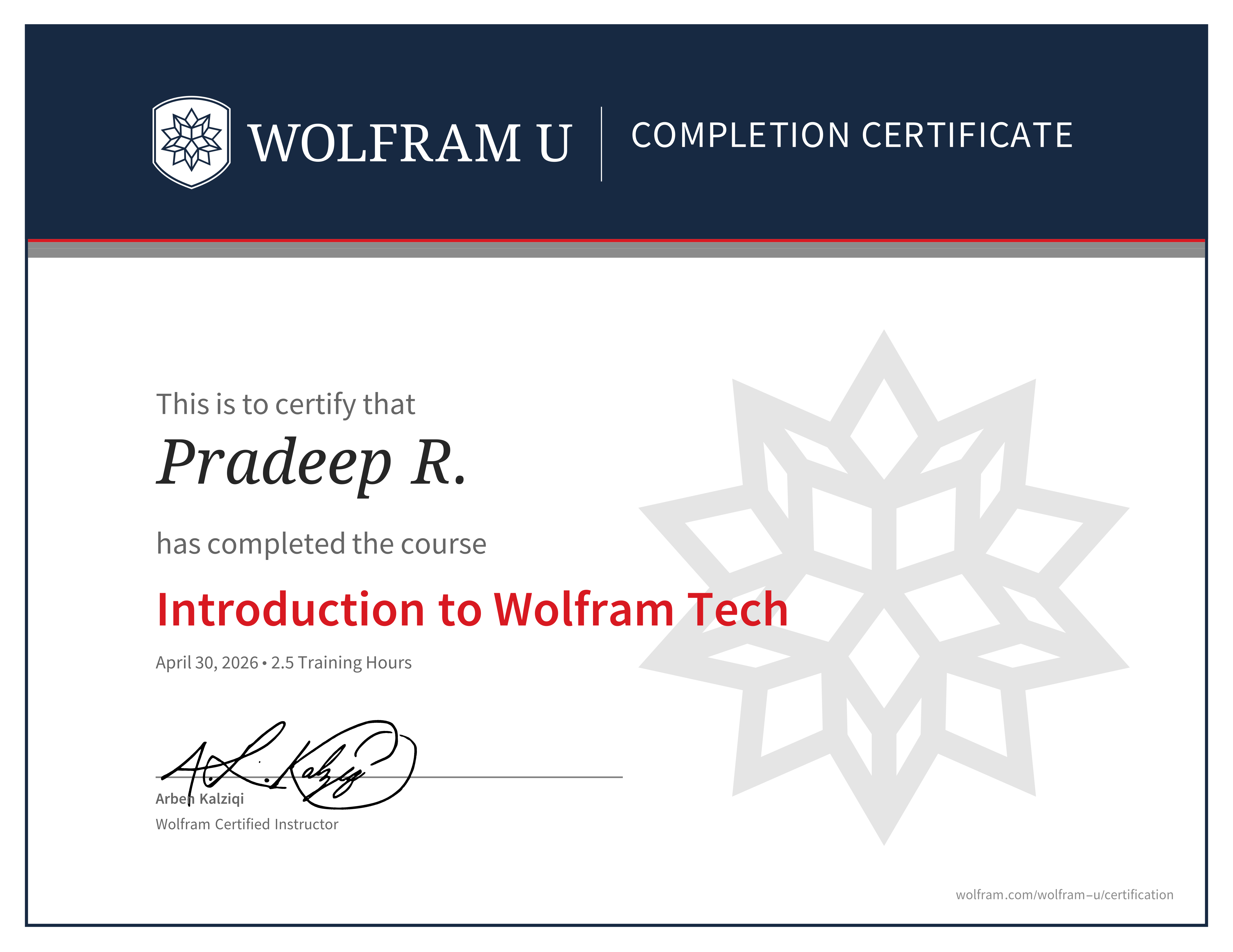 certificate image