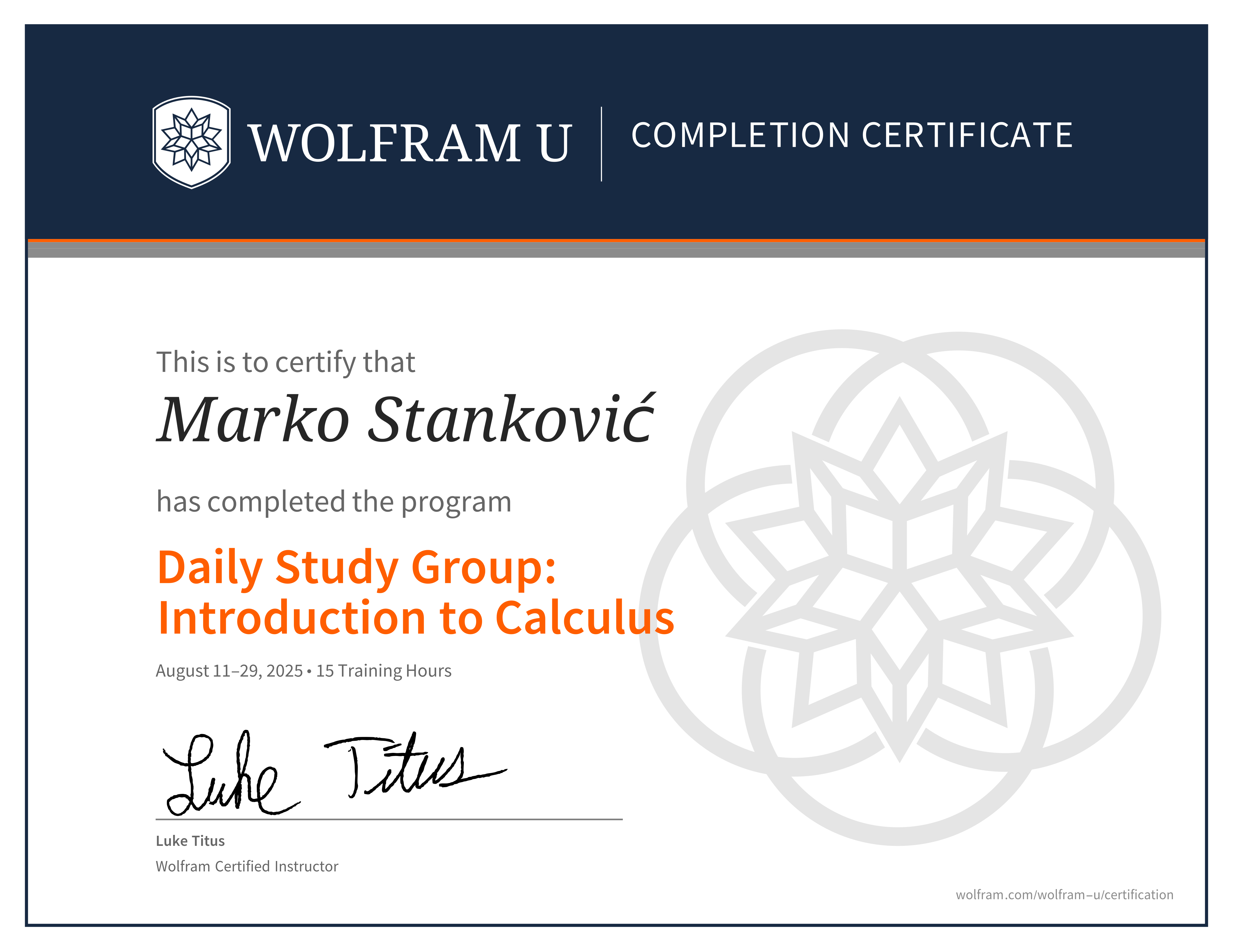 certificate image