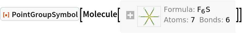 PointGroupSymbol | Wolfram Function Repository