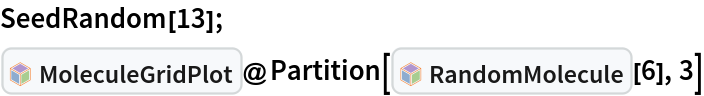SeedRandom[13];
InterpretationBox[FrameBox[TagBox[TooltipBox[PaneBox[GridBox[List[List[GraphicsBox[List[Thickness[0.0025`], List[FaceForm[List[RGBColor[0.9607843137254902`, 0.5058823529411764`, 0.19607843137254902`], Opacity[1.`]]], FilledCurveBox[List[List[List[0, 2, 0], List[0, 1, 0], List[0, 1, 0], List[0, 1, 0], List[0, 1, 0]], List[List[0, 2, 0], List[0, 1, 0], List[0, 1, 0], List[0, 1, 0], List[0, 1, 0]], List[List[0, 2, 0], List[0, 1, 0], List[0, 1, 0], List[0, 1, 0], List[0, 1, 0], List[0, 1, 0]], List[List[0, 2, 0], List[1, 3, 3], List[0, 1, 0], List[1, 3, 3], List[0, 1, 0], List[1, 3, 3], List[0, 1, 0], List[1, 3, 3], List[1, 3, 3], List[0, 1, 0], List[1, 3, 3], List[0, 1, 0], List[1, 3, 3]]], List[List[List[205.`, 22.863691329956055`], List[205.`, 212.31669425964355`], List[246.01799774169922`, 235.99870109558105`], List[369.0710144042969`, 307.0436840057373`], List[369.0710144042969`, 117.59068870544434`], List[205.`, 22.863691329956055`]], List[List[30.928985595703125`, 307.0436840057373`], List[153.98200225830078`, 235.99870109558105`], List[195.`, 212.31669425964355`], List[195.`, 22.863691329956055`], List[30.928985595703125`, 117.59068870544434`], List[30.928985595703125`, 307.0436840057373`]], List[List[200.`, 410.42970085144043`], List[364.0710144042969`, 315.7036876678467`], List[241.01799774169922`, 244.65868949890137`], List[200.`, 220.97669792175293`], List[158.98200225830078`, 244.65868949890137`], List[35.928985595703125`, 315.7036876678467`], List[200.`, 410.42970085144043`]], List[List[376.5710144042969`, 320.03370475769043`], List[202.5`, 420.53370475769043`], List[200.95300006866455`, 421.42667961120605`], List[199.04699993133545`, 421.42667961120605`], List[197.5`, 420.53370475769043`], List[23.428985595703125`, 320.03370475769043`], List[21.882003784179688`, 319.1406993865967`], List[20.928985595703125`, 317.4896984100342`], List[20.928985595703125`, 315.7036876678467`], List[20.928985595703125`, 114.70369529724121`], List[20.928985595703125`, 112.91769218444824`], List[21.882003784179688`, 111.26669120788574`], List[23.428985595703125`, 110.37369346618652`], List[197.5`, 9.87369155883789`], List[198.27300024032593`, 9.426692008972168`], List[199.13700008392334`, 9.203690528869629`], List[200.`, 9.203690528869629`], List[200.86299991607666`, 9.203690528869629`], List[201.72699999809265`, 9.426692008972168`], List[202.5`, 9.87369155883789`], List[376.5710144042969`, 110.37369346618652`], List[378.1179962158203`, 111.26669120788574`], List[379.0710144042969`, 112.91769218444824`], List[379.0710144042969`, 114.70369529724121`], List[379.0710144042969`, 315.7036876678467`], List[379.0710144042969`, 317.4896984100342`], List[378.1179962158203`, 319.1406993865967`], List[376.5710144042969`, 320.03370475769043`]]]]], List[FaceForm[List[RGBColor[0.5529411764705883`, 0.6745098039215687`, 0.8117647058823529`], Opacity[1.`]]], FilledCurveBox[List[List[List[0, 2, 0], List[0, 1, 0], List[0, 1, 0], List[0, 1, 0]]], List[List[List[44.92900085449219`, 282.59088134765625`], List[181.00001525878906`, 204.0298843383789`], List[181.00001525878906`, 46.90887451171875`], List[44.92900085449219`, 125.46986389160156`], List[44.92900085449219`, 282.59088134765625`]]]]], List[FaceForm[List[RGBColor[0.6627450980392157`, 0.803921568627451`, 0.5686274509803921`], Opacity[1.`]]], FilledCurveBox[List[List[List[0, 2, 0], List[0, 1, 0], List[0, 1, 0], List[0, 1, 0]]], List[List[List[355.0710144042969`, 282.59088134765625`], List[355.0710144042969`, 125.46986389160156`], List[219.`, 46.90887451171875`], List[219.`, 204.0298843383789`], List[355.0710144042969`, 282.59088134765625`]]]]], List[FaceForm[List[RGBColor[0.6901960784313725`, 0.5882352941176471`, 0.8117647058823529`], Opacity[1.`]]], FilledCurveBox[List[List[List[0, 2, 0], List[0, 1, 0], List[0, 1, 0], List[0, 1, 0]]], List[List[List[200.`, 394.0606994628906`], List[336.0710144042969`, 315.4997024536133`], List[200.`, 236.93968200683594`], List[63.928985595703125`, 315.4997024536133`], List[200.`, 394.0606994628906`]]]]]], List[Rule[BaselinePosition, Scaled[0.15`]], Rule[ImageSize, 10], Rule[ImageSize, 15]]], StyleBox[RowBox[List["MoleculeGridPlot", " "]], Rule[ShowAutoStyles, False], Rule[ShowStringCharacters, False], Rule[FontSize, Times[0.9`, Inherited]], Rule[FontColor, GrayLevel[0.1`]]]]], Rule[GridBoxSpacings, List[Rule["Columns", List[List[0.25`]]]]]], Rule[Alignment, List[Left, Baseline]], Rule[BaselinePosition, Baseline], Rule[FrameMargins, List[List[3, 0], List[0, 0]]], Rule[BaseStyle, List[Rule[LineSpacing, List[0, 0]], Rule[LineBreakWithin, False]]]], RowBox[List["PacletSymbol", "[", RowBox[List["\"WolframChemistry/ChemistryFunctions\"", ",", "\"WolframChemistry`ChemistryFunctions`MoleculeGridPlot\""]], "]"]], Rule[TooltipStyle, List[Rule[ShowAutoStyles, True], Rule[ShowStringCharacters, True]]]], Function[Annotation[Slot[1], Style[Defer[PacletSymbol["WolframChemistry/ChemistryFunctions", "WolframChemistry`ChemistryFunctions`MoleculeGridPlot"]], Rule[ShowStringCharacters, True]], "Tooltip"]]], Rule[Background, RGBColor[0.968`, 0.976`, 0.984`]], Rule[BaselinePosition, Baseline], Rule[DefaultBaseStyle, List[]], Rule[FrameMargins, List[List[0, 0], List[1, 1]]], Rule[FrameStyle, RGBColor[0.831`, 0.847`, 0.85`]], Rule[RoundingRadius, 4]], PacletSymbol["WolframChemistry/ChemistryFunctions", "WolframChemistry`ChemistryFunctions`MoleculeGridPlot"], Rule[Selectable, False], Rule[SelectWithContents, True], Rule[BoxID, "PacletSymbolBox"]]@
 Partition[InterpretationBox[FrameBox[TagBox[TooltipBox[PaneBox[GridBox[List[List[GraphicsBox[List[Thickness[0.0025`], List[FaceForm[List[RGBColor[0.9607843137254902`, 0.5058823529411764`, 0.19607843137254902`], Opacity[1.`]]], FilledCurveBox[List[List[List[0, 2, 0], List[0, 1, 0], List[0, 1, 0], List[0, 1, 0], List[0, 1, 0]], List[List[0, 2, 0], List[0, 1, 0], List[0, 1, 0], List[0, 1, 0], List[0, 1, 0]], List[List[0, 2, 0], List[0, 1, 0], List[0, 1, 0], List[0, 1, 0], List[0, 1, 0], List[0, 1, 0]], List[List[0, 2, 0], List[1, 3, 3], List[0, 1, 0], List[1, 3, 3], List[0, 1, 0], List[1, 3, 3], List[0, 1, 0], List[1, 3, 3], List[1, 3, 3], List[0, 1, 0], List[1, 3, 3], List[0, 1, 0], List[1, 3, 3]]], List[List[List[205.`, 22.863691329956055`], List[205.`, 212.31669425964355`], List[246.01799774169922`, 235.99870109558105`], List[369.0710144042969`, 307.0436840057373`], List[369.0710144042969`, 117.59068870544434`], List[205.`, 22.863691329956055`]], List[List[30.928985595703125`, 307.0436840057373`], List[153.98200225830078`, 235.99870109558105`], List[195.`, 212.31669425964355`], List[195.`, 22.863691329956055`], List[30.928985595703125`, 117.59068870544434`], List[30.928985595703125`, 307.0436840057373`]], List[List[200.`, 410.42970085144043`], List[364.0710144042969`, 315.7036876678467`], List[241.01799774169922`, 244.65868949890137`], List[200.`, 220.97669792175293`], List[158.98200225830078`, 244.65868949890137`], List[35.928985595703125`, 315.7036876678467`], List[200.`, 410.42970085144043`]], List[List[376.5710144042969`, 320.03370475769043`], List[202.5`, 420.53370475769043`], List[200.95300006866455`, 421.42667961120605`], List[199.04699993133545`, 421.42667961120605`], List[197.5`, 420.53370475769043`], List[23.428985595703125`, 320.03370475769043`], List[21.882003784179688`, 319.1406993865967`], List[20.928985595703125`, 317.4896984100342`], List[20.928985595703125`, 315.7036876678467`], List[20.928985595703125`, 114.70369529724121`], List[20.928985595703125`, 112.91769218444824`], List[21.882003784179688`, 111.26669120788574`], List[23.428985595703125`, 110.37369346618652`], List[197.5`, 9.87369155883789`], List[198.27300024032593`, 9.426692008972168`], List[199.13700008392334`, 9.203690528869629`], List[200.`, 9.203690528869629`], List[200.86299991607666`, 9.203690528869629`], List[201.72699999809265`, 9.426692008972168`], List[202.5`, 9.87369155883789`], List[376.5710144042969`, 110.37369346618652`], List[378.1179962158203`, 111.26669120788574`], List[379.0710144042969`, 112.91769218444824`], List[379.0710144042969`, 114.70369529724121`], List[379.0710144042969`, 315.7036876678467`], List[379.0710144042969`, 317.4896984100342`], List[378.1179962158203`, 319.1406993865967`], List[376.5710144042969`, 320.03370475769043`]]]]], List[FaceForm[List[RGBColor[0.5529411764705883`, 0.6745098039215687`, 0.8117647058823529`], Opacity[1.`]]], FilledCurveBox[List[List[List[0, 2, 0], List[0, 1, 0], List[0, 1, 0], List[0, 1, 0]]], List[List[List[44.92900085449219`, 282.59088134765625`], List[181.00001525878906`, 204.0298843383789`], List[181.00001525878906`, 46.90887451171875`], List[44.92900085449219`, 125.46986389160156`], List[44.92900085449219`, 282.59088134765625`]]]]], List[FaceForm[List[RGBColor[0.6627450980392157`, 0.803921568627451`, 0.5686274509803921`], Opacity[1.`]]], FilledCurveBox[List[List[List[0, 2, 0], List[0, 1, 0], List[0, 1, 0], List[0, 1, 0]]], List[List[List[355.0710144042969`, 282.59088134765625`], List[355.0710144042969`, 125.46986389160156`], List[219.`, 46.90887451171875`], List[219.`, 204.0298843383789`], List[355.0710144042969`, 282.59088134765625`]]]]], List[FaceForm[List[RGBColor[0.6901960784313725`, 0.5882352941176471`, 0.8117647058823529`], Opacity[1.`]]], FilledCurveBox[List[List[List[0, 2, 0], List[0, 1, 0], List[0, 1, 0], List[0, 1, 0]]], List[List[List[200.`, 394.0606994628906`], List[336.0710144042969`, 315.4997024536133`], List[200.`, 236.93968200683594`], List[63.928985595703125`, 315.4997024536133`], List[200.`, 394.0606994628906`]]]]]], List[Rule[BaselinePosition, Scaled[0.15`]], Rule[ImageSize, 10], Rule[ImageSize, 15]]], StyleBox[RowBox[List["RandomMolecule", " "]], Rule[ShowAutoStyles, False], Rule[ShowStringCharacters, False], Rule[FontSize, Times[0.9`, Inherited]], Rule[FontColor, GrayLevel[0.1`]]]]], Rule[GridBoxSpacings, List[Rule["Columns", List[List[0.25`]]]]]], Rule[Alignment, List[Left, Baseline]], Rule[BaselinePosition, Baseline], Rule[FrameMargins, List[List[3, 0], List[0, 0]]], Rule[BaseStyle, List[Rule[LineSpacing, List[0, 0]], Rule[LineBreakWithin, False]]]], RowBox[List["PacletSymbol", "[", RowBox[List["\"WolframChemistry/ChemistryFunctions\"", ",", "\"WolframChemistry`ChemistryFunctions`RandomMolecule\""]], "]"]], Rule[TooltipStyle, List[Rule[ShowAutoStyles, True], Rule[ShowStringCharacters, True]]]], Function[Annotation[Slot[1], Style[Defer[PacletSymbol["WolframChemistry/ChemistryFunctions", "WolframChemistry`ChemistryFunctions`RandomMolecule"]], Rule[ShowStringCharacters, True]], "Tooltip"]]], Rule[Background, RGBColor[0.968`, 0.976`, 0.984`]], Rule[BaselinePosition, Baseline], Rule[DefaultBaseStyle, List[]], Rule[FrameMargins, List[List[0, 0], List[1, 1]]], Rule[FrameStyle, RGBColor[0.831`, 0.847`, 0.85`]], Rule[RoundingRadius, 4]], PacletSymbol["WolframChemistry/ChemistryFunctions", "WolframChemistry`ChemistryFunctions`RandomMolecule"], Rule[Selectable, False], Rule[SelectWithContents, True], Rule[BoxID, "PacletSymbolBox"]][6], 3]