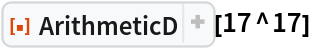 ResourceFunction["ArithmeticD"][17^17]