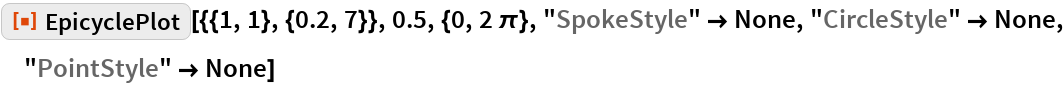 EpicyclePlot | Wolfram Function Repository
