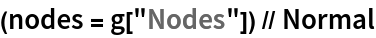 (nodes = g["Nodes"]) // Normal