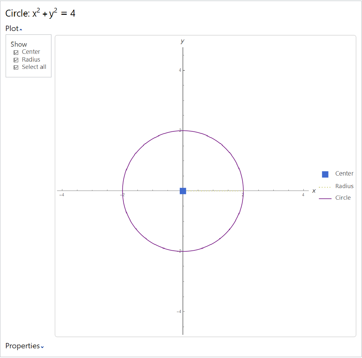 CircleProperties | Wolfram Function Repository