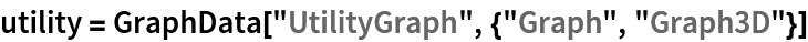 utility = GraphData["UtilityGraph", {"Graph", "Graph3D"}]