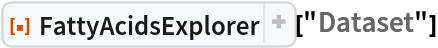 ResourceFunction["FattyAcidsExplorer"]["Dataset"]