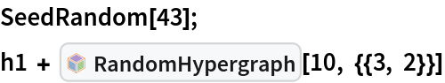 SeedRandom[43];
h1 + InterpretationBox[FrameBox[TagBox[TooltipBox[PaneBox[GridBox[List[List[GraphicsBox[List[Thickness[0.0025`], List[FaceForm[List[RGBColor[0.9607843137254902`, 0.5058823529411764`, 0.19607843137254902`], Opacity[1.`]]], FilledCurveBox[List[List[List[0, 2, 0], List[0, 1, 0], List[0, 1, 0], List[0, 1, 0], List[0, 1, 0]], List[List[0, 2, 0], List[0, 1, 0], List[0, 1, 0], List[0, 1, 0], List[0, 1, 0]], List[List[0, 2, 0], List[0, 1, 0], List[0, 1, 0], List[0, 1, 0], List[0, 1, 0], List[0, 1, 0]], List[List[0, 2, 0], List[1, 3, 3], List[0, 1, 0], List[1, 3, 3], List[0, 1, 0], List[1, 3, 3], List[0, 1, 0], List[1, 3, 3], List[1, 3, 3], List[0, 1, 0], List[1, 3, 3], List[0, 1, 0], List[1, 3, 3]]], List[List[List[205.`, 22.863691329956055`], List[205.`, 212.31669425964355`], List[246.01799774169922`, 235.99870109558105`], List[369.0710144042969`, 307.0436840057373`], List[369.0710144042969`, 117.59068870544434`], List[205.`, 22.863691329956055`]], List[List[30.928985595703125`, 307.0436840057373`], List[153.98200225830078`, 235.99870109558105`], List[195.`, 212.31669425964355`], List[195.`, 22.863691329956055`], List[30.928985595703125`, 117.59068870544434`], List[30.928985595703125`, 307.0436840057373`]], List[List[200.`, 410.42970085144043`], List[364.0710144042969`, 315.7036876678467`], List[241.01799774169922`, 244.65868949890137`], List[200.`, 220.97669792175293`], List[158.98200225830078`, 244.65868949890137`], List[35.928985595703125`, 315.7036876678467`], List[200.`, 410.42970085144043`]], List[List[376.5710144042969`, 320.03370475769043`], List[202.5`, 420.53370475769043`], List[200.95300006866455`, 421.42667961120605`], List[199.04699993133545`, 421.42667961120605`], List[197.5`, 420.53370475769043`], List[23.428985595703125`, 320.03370475769043`], List[21.882003784179688`, 319.1406993865967`], List[20.928985595703125`, 317.4896984100342`], List[20.928985595703125`, 315.7036876678467`], List[20.928985595703125`, 114.70369529724121`], List[20.928985595703125`, 112.91769218444824`], List[21.882003784179688`, 111.26669120788574`], List[23.428985595703125`, 110.37369346618652`], List[197.5`, 9.87369155883789`], List[198.27300024032593`, 9.426692008972168`], List[199.13700008392334`, 9.203690528869629`], List[200.`, 9.203690528869629`], List[200.86299991607666`, 9.203690528869629`], List[201.72699999809265`, 9.426692008972168`], List[202.5`, 9.87369155883789`], List[376.5710144042969`, 110.37369346618652`], List[378.1179962158203`, 111.26669120788574`], List[379.0710144042969`, 112.91769218444824`], List[379.0710144042969`, 114.70369529724121`], List[379.0710144042969`, 315.7036876678467`], List[379.0710144042969`, 317.4896984100342`], List[378.1179962158203`, 319.1406993865967`], List[376.5710144042969`, 320.03370475769043`]]]]], List[FaceForm[List[RGBColor[0.5529411764705883`, 0.6745098039215687`, 0.8117647058823529`], Opacity[1.`]]], FilledCurveBox[List[List[List[0, 2, 0], List[0, 1, 0], List[0, 1, 0], List[0, 1, 0]]], List[List[List[44.92900085449219`, 282.59088134765625`], List[181.00001525878906`, 204.0298843383789`], List[181.00001525878906`, 46.90887451171875`], List[44.92900085449219`, 125.46986389160156`], List[44.92900085449219`, 282.59088134765625`]]]]], List[FaceForm[List[RGBColor[0.6627450980392157`, 0.803921568627451`, 0.5686274509803921`], Opacity[1.`]]], FilledCurveBox[List[List[List[0, 2, 0], List[0, 1, 0], List[0, 1, 0], List[0, 1, 0]]], List[List[List[355.0710144042969`, 282.59088134765625`], List[355.0710144042969`, 125.46986389160156`], List[219.`, 46.90887451171875`], List[219.`, 204.0298843383789`], List[355.0710144042969`, 282.59088134765625`]]]]], List[FaceForm[List[RGBColor[0.6901960784313725`, 0.5882352941176471`, 0.8117647058823529`], Opacity[1.`]]], FilledCurveBox[List[List[List[0, 2, 0], List[0, 1, 0], List[0, 1, 0], List[0, 1, 0]]], List[List[List[200.`, 394.0606994628906`], List[336.0710144042969`, 315.4997024536133`], List[200.`, 236.93968200683594`], List[63.928985595703125`, 315.4997024536133`], List[200.`, 394.0606994628906`]]]]]], List[Rule[BaselinePosition, Scaled[0.15`]], Rule[ImageSize, 10], Rule[ImageSize, 15]]], StyleBox[RowBox[List["RandomHypergraph", " "]], Rule[ShowAutoStyles, False], Rule[ShowStringCharacters, False], Rule[FontSize, Times[0.9`, Inherited]], Rule[FontColor, GrayLevel[0.1`]]]]], Rule[GridBoxSpacings, List[Rule["Columns", List[List[0.25`]]]]]], Rule[Alignment, List[Left, Baseline]], Rule[BaselinePosition, Baseline], Rule[FrameMargins, List[List[3, 0], List[0, 0]]], Rule[BaseStyle, List[Rule[LineSpacing, List[0, 0]], Rule[LineBreakWithin, False]]]], RowBox[List["PacletSymbol", "[", RowBox[List["\"WolframInstitute/Hypergraph\"", ",", "\"WolframInstitute`Hypergraph`RandomHypergraph\""]], "]"]], Rule[TooltipStyle, List[Rule[ShowAutoStyles, True], Rule[ShowStringCharacters, True]]]], Function[Annotation[Slot[1], Style[Defer[PacletSymbol["WolframInstitute/Hypergraph", "WolframInstitute`Hypergraph`RandomHypergraph"]], Rule[ShowStringCharacters, True]], "Tooltip"]]], Rule[Background, RGBColor[0.968`, 0.976`, 0.984`]], Rule[BaselinePosition, Baseline], Rule[DefaultBaseStyle, List[]], Rule[FrameMargins, List[List[0, 0], List[1, 1]]], Rule[FrameStyle, RGBColor[0.831`, 0.847`, 0.85`]], Rule[RoundingRadius, 4]], PacletSymbol["WolframInstitute/Hypergraph", "WolframInstitute`Hypergraph`RandomHypergraph"], Rule[Selectable, False], Rule[SelectWithContents, True], Rule[BoxID, "PacletSymbolBox"]][10, {{3, 2}}]