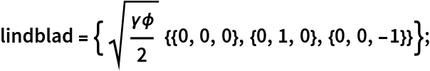lindblad = {Sqrt[\[Gamma]\[Phi]/2] {{0, 0, 0}, {0, 1, 0}, {0, 0, -1}}};