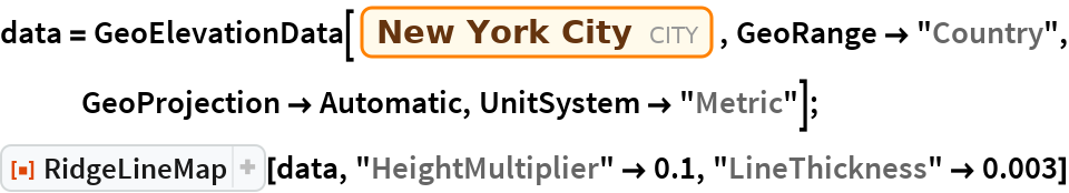 RidgeLineMap | Wolfram Function Repository