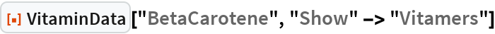 VitaminData | Wolfram Function Repository