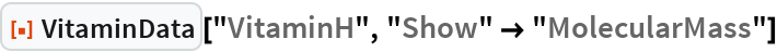 VitaminData | Wolfram Function Repository