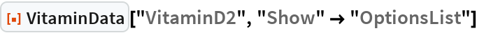 VitaminData | Wolfram Function Repository
