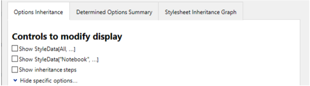 StyleInheritanceSummary | Wolfram Function Repository