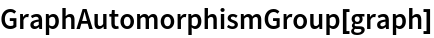 GraphAutomorphismGroup[graph]