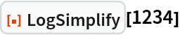 ResourceFunction["LogSimplify"][1234]