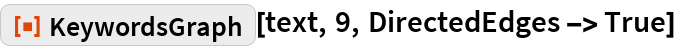 KeywordsGraph | Wolfram Function Repository