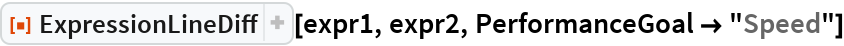 ExpressionLineDiff | Wolfram Function Repository