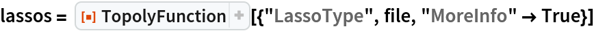lassos = ResourceFunction[
  "TopolyFunction"][{"LassoType", file, "MoreInfo" -> True}]