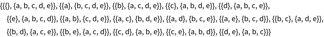 SubsetsWithComplements | Wolfram Function Repository