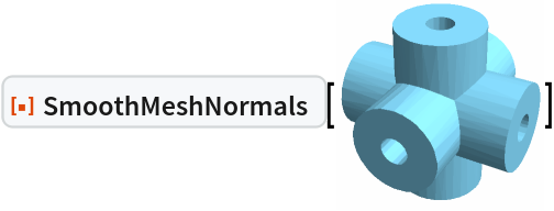 ResourceFunction["SmoothMeshNormals"][\!\(\*
Graphics3DBox[
TagBox[
DynamicModuleBox[{
      Typeset`mesh = {MeshRegion, {PlotTheme -> "Polygons", Method -> {"EliminateUnusedCoordinates" -> True, "DeleteDuplicateCoordinates" -> Automatic, "DeleteDuplicateCells" -> Automatic, "VertexAlias" -> Identity, "CheckOrientation" -> Automatic, "CoplanarityTolerance" -> Automatic, "CheckIntersections" -> Automatic, "BoundaryNesting" -> Automatic, "SeparateBoundaries" -> Automatic, "TJunction" -> Automatic,
           "PropagateMarkers" -> True, "ZeroTest" -> Automatic}}}}, 
TagBox[GraphicsComplex3DBox[CompressedData["
1:eJyFWm+o32UVf1wELVasFGHrRXeUppSLcJmSdq6gZViue/MOdDXv7rY253S7
vokg7C7sRVBEvakXOYQKBP9AwVDY5vNTpiARSBAp/uGiDAT1jS9CyKDv9/zO
57mfc37nqb05fM89e57znPM5f57z/HasHF88tKmU8q+LSvlQ0X+Tn370RB3o
8hVb9o50cv+RkzLQtW8vrur32pmvOv5bK8pf33P+88L8P74+XedPOxeYv37D
vuMjf37xmn3ML7eevlflf/K5FbfOQz+7e+TP7X7iMPMnLy0eVP5TNx1z/Af/
8D3lX3H2OPPnr/vPbcp/8v0TzH/4F89/SvlbD68yf+4fO2/Rvz/9Wceff+DE
HarvwV1unYHuH+nyXy+/L+opiZ7ru3cfUfn73zniznv0oVvYvss3fGxR///O
8/r/5178/QG3/uAvMX+5dQZ/ifnL8Qd/ifnL+XHwl5i/mD/6S8xfzB/9JeYv
t87gLzF/MZ/t4PiDv8T85fjbX75ZcfLc23p+0MmWhRuVvnrzqtPngRd3jd8P
f7DX8Uc/VvMj80c/VvOj23fwYzU/Rv1rov/ox2p+dPsO/qrmL2efbacPqb4r
195Tjar83ke/onH08Y8sCdGycP4u3X/p31N9Bqry772i9lh74xnVf6TK37Tw
JWeXLx9dSu02UMX3qb994fqpPOyzOo2X392q6166dRUUOKtlI08AfzhnO7fh
FfgdcS2JXqO+PX4WBzE+yi+3vX9mipclITq3+fQ39Bx33rno/PWrd0XX+9Ge
252/LrnvIrXH9/+55PjkF4eHH39tap/XLlmIetZMz+FcteMf8KWzDvPHc1U7
F/PXX7ljp+q548ElJ2/rwq7/1+6DHarZwa0z2IFxyXYQs4OTtzzFeKiF8hTh
pxreJOBN/275C/Wn1aEBz8Ax0zEuEA9M2e9Mx/hCXDEd4xTxyZTrBdOWVwxv
8FPzz+CXSn7K+NJZJ8M/vsc8qfIxT4Z6AvnlU+t67snKs9dV/oY/A3/98r9P
cfHnY5/g74jLpg/q6mWHdyjdfW4p7ivJvvMvX7hJ9/ngi9+N583Wn9976bfU
f78++51oN45/tjPixOH+hy8of/43n96u9n7pwm2S0HZOw82Ip+h3js9Mf5aP
/Mw+LB/5mV9YfrR/NfvH9SutE/NItNvol2p+cecd7F/N/kpvPKfxD7q+fvKb
PdwqpT5D4836D+4jlW/9CveRLM99pNrF+hXuI1U/61e4j9R1rF+Z3yr3Ov4j
b66wv2P94P5P7Wh94dh/uH2HvqTHV/9Qf6l2tn4lW1/tRv2l2U/7ldg3IF9z
36ny6GMSO0z98uFDzF9+dqJ5L7Mz/Bj9UovvL+HHnt+xfs3Wp/4SfoT+NdEf
8dxwOsQ1/OvkB//CzsyHndf+8vg0zxmdO3fmMim+j2R/cd/p/J7IS2dfKb7v
hH/hR8dHP53YQcyPzB/9iHiJdnY4C3WnySV1KvLx7eKF6l1cX/UK/VL7Tuzv
zhnzCfJlyG/NXoGfxYvyLY+OeZW/sQ7XtbivJPtyXYvnleLrgspTXYt2k+L7
CrZ3tDPXNRfPVL+i37G+dPR0cR74mR1YPvIzO0vJ61G0fy2+r4j+deei+uX4
VL/ieSudi/uASt9c71R/q3dZHazhXBxfjMNaNvI247+WjfzD8cXxmMkzDtq5
rc/J9mV8tPWtz8nOy/aIdsrOG+UrUe4nOU64v61E4z0OlO81qrfdr7J+leUh
Bzq58uJPXj/df6kS5fsby8d7Yrsv0hyDKd8P+bzRLqCwe7Q/32/ZzlEP6Jfd
F2rZyOOMK+CHKfJJJi+dfaWjp3TOleEDuMnsJh07C+0f8Q5cM36k41/wGT/x
Ps/4kQ5+4jpufdKT4zPDP+wQ40X5dG8VonFOh36Y779CNJur6P5hDoj+ge/d
QjTOE9G38/1diMZ5LOjMvNLuBTwfYMrzBKZxHt3mnjSXYBrn1O285PcMDzM4
oXkIU+639dv6tDjvbnPVOO+2PnBm7mx9Y5xTt3tKmGu3eTfdU/T/Wx+brRPj
SCie+D6l+lu/nZ2rFj8XBa1l9j0A/T/PRUGBz+ivWvy8FLR28GDxOjN/roZb
xivmTjPvH3bfmatXX3x2yoddlc/zVeBTv5P5P/SMcVSLn8cCt704BQ5rwGEt
/r4AHMJfbl+8x8Q5vt0rZ+bmdj+NebzVtTB/B67ivD67ZwGfPXnprC/F3weB
T8RdPG8vLmrx7yb4u56L6pra3+o1v6ewfJxTo47zOwvLZ3P1SvrG+332DlWL
n5M7eXqXYX6cozb5GBdYn+bqzj70XuPk6b3G8cP7SLyvx3nJhN5xoh2AX8en
eb47L73vOH3ofSf6BXHs1qd3VWeHZP6Pc/J5cX5+h3Xy1I8p3qx/4/fZSvK4
J8T7dVbHgPNaZuc3/J7LfH7PZX72PgLc1hB/0V/M53cQJ0/vv8zn91+nP80t
mB/n/IznWvw7EXArJZn3hL6OcSuGW6dP4kfzs9bzmflQ8q7a868YzqX4dyvg
XIp/xwTOpRT3jtnDp5T8nQ74l+J/VwC8SYY3er92fHq/jnGEdXpxyudpeDR8
Is9GPM/MxwI/xkXrb7F+4C8/ds0UH799RucS47fJKx//qF84yfHb+l7YNfS/
WR2J+wrtG3+nMaN/6Ivj7zdaPxzyYbRzjz95avtR3ffnm7VeZXVT/77vlOJy
pEIUuG/53OKh6b+R/zV+4jt66yOBI6sjiM+sb9E4P7Cmdhup6vn1q/bwOqhf
yAvwB+od+ur4Ht/qKNYJ8vzuqOsNeaq3Tu3o6eKPzgu7RPtEu1eimf0d/iyf
I7+3OLL7Ae4FrV8c8FANDyzPOKklxwPLo/9pdSXBJ++LfpD1UfxY34V6luGf
z9/yMNkhk8/izu0b+eGeA79kcc3rIE+iD8jyjLOz5dvWZ6DftTrV3qGSPBbP
xd+cT/Tb+qEs30Z/8Tfnk4wf8RPxCop4QHwgLhjPmR+p/u5n+6Duo3+Nvydo
cxaKO7Ynxynr0+qe3VcxZ0EfA4r+hvOG7mN9dryvIj/E3zGg78nW4XPyeaWj
v3TOK8XPd7Av45vthnUk0YfzCeKX45D9yPKME9gl2oflOY85fYIdMrzxOpzP
gV/p4FnjmfoTxIck8dLyWODH3/VxPGb81o+EuM7ixc419WO9+jPhd2QzeYPt
xv0My8ff+7A+Unyegf6SnSv8zijeu5vdkrwqwS/4dutTHuBzdeW37f+B2u+x
R4+68yZ1TcpsXeP6ImW2znKfE+Ud/uOc93/Udz5X7BMYD1J8vkJcSKF8GOa8
bf6b1P0Y7y5ewly45atkfeno2TtXzz5s96zP1P9P/UzEA8d55vfob6bcRykf
850kb/Rwy+twP4M4iHER+Rw/nGdYLotHt2+PH+aXWbyzPPczxp/JP87O1M/E
9St9Z3lS/gu7J3ep
"], 
{RGBColor[0.465719011680535, 0.7656186418234469, 0.8836254737685788], EdgeForm[RGBColor[
         0.465719011680535, 0.7656186418234469, 0.8836254737685788]], EdgeForm[None], 
TagBox[Polygon3DBox[CompressedData["
1:eJxNmgnYlmPeh6/LWlkq2feUSEIUpUgiZCRtEiJJhEo1hYhMKcYahoi02Gqy
lClbC2osZammRZQsYaIImeXz+b779D/v4+k45jr+5+/8X9d13695ep77ud63
9iX9OvTdKqX069YpFf9LTxTj2JzS3sVoloNx8KSiNjdP0jXXT7BHbWV9TGbA
p1ofkRdbyafnimN8oKO+LzPgM3OMRQWfVdSaRd23GEPk+mbmLkqVuQudf3aO
ulD3dgpHfUvu7DxyZ+sCmdpPpp6XY/Qp+Pwc16/nPdDv45zznXO586jdrZfJ
DPhQ66Xym1Zyg1xxjGU6BtzQ+qnM+K7gI4t6UlGP8b8R/e9Spf9v5xydo/5b
t7Wuvmvr6XbUH2vdUd7R18+AYvQtxvYpBryde3AfLVNk/NX2qNumGPCVZuo2
KQbcx0zldbu1fJmZupW1l0ztKRfl90pu6f20NffI0a+bgi/KwdkM4172v2dX
19ZxDf4gM3xEigzXlnENU2T4QLmhe7Fnx2Icbg9/gIzb3ww3MMP7ybjDeM3o
9rEe6jhEt7f1EMfBur3k5Tl4b/M3ZvyezsN19J578Jqyh98jBeN+McO7p2Dc
ZjO8WwrG/WSGe7h/X+uV8q4p5vzk/E05HHWjXMt5G3Xf5nC7pOB/5uBaZhj3
VTFqOA+uniLD/02R4Z1l3C8pMryTjPvZDO8o44YUY5g/zzB/Jvgn5zFnk4zb
Qd4k/1CMauYfdNXkjTK1qgP+thh3eL3b9Lgq5mHeVxX9P2Vq+W8Z5t93+Trj
tfVzkX8oRpeCf8yR4fPM8Pc5GLchR4bPN8PrczDuQjP8dQ7GjS3GOO93nD8P
vC7HPOZ0N8Nf5GDc2hwZvsgMX5+DcZ/kyPDFZvijHIy7xAyvyMG4pTky3NMM
f5iDe3r/j3vvH+To4XuZ4fdzMO4F57PunRw9fG8z/PccjFuQI8Mvu5Y9rrCH
n5eDcXNyZPgqM/xaDsZdbYZH5GDcrTky3M4M/zkH4x7MkeGzzfCkHIybniPD
7c3wSzkYNz9Hht/LkeFzzO39Od/1535Z5nPy4xxzmPtljgx3MsO8fmFcFzN8
fIr3/2ap8vmB29oMNzfD28i4bc1wCzO8ndzCe1zmfcKfm7d3HnNOMMNVZFxV
M1zNDJ9ohsv3BVwrM7yjjDvZ3Mrrf+o97KSnv7MZrm6GW5vhGjJuFzN8pBku
339xR5nh8v0at5sZbmSG/5PieYV73F1Pfw8zfLQZ3lM+2jXf+bPtZQ/f2AyX
n3+48jMSbmJu7B7cB89H5ecr/WPN8P4y7gAzfJwZPlDG1TbDB5nhpma4joyr
a27qfXA/PJc1s4fPMm58Ef5Q1NEp6pnFGOW6mjnWlr1RDubcaj1DvlUeaT1d
HimP8D7Yk2dB3Fn6EfJpxfiTtY2+dLfoTjW30Q3XnWI+Vce4pbjOzWUvh7tL
R74pBePGmOEbU/AY75V75tn1hhQ9/ONmeGgKxk0xw9enYNzzZvi6FPy8+7J/
XWs9+dqiP7Oobzh/po6xsODBKXoL9YP1/yjGH83wcjPMsxqMGyTjeMYbJHP9
E4vRwlHXexroHObyrDhQHiDjDjPD18i4Bma4v/lwXQPdA7qG5sN19+uOMDfU
MXh2vs8ejHtRRx6TgnEvmOF7UzDunhQZftYMn+TPz3+Lu1P4Z83n2J9mD39X
CsZNNcN3puCpMvVpPvdS1Cf1pWNMLvj2FL3J+tv1E7x+J+9htD38ePMEX28z
fe1ckOL9tUeK99PWOrhbivfPC+TSnas/Sm5k7Sw3knlv5H66ek+4DvpZVnLj
LdwVzmcd+Wv7jeUm1q9kxpcp3huvcS17fKUv+1+kynvpsWbGWh11Taq8fx5n
bmr9RKbOlKnNHDNSfI7PlEv3vP54ubn1Wbm53ML6V5mziRZmfp6a/nzXyPRP
2GIug/MD3OqC1+R4HsXV0z/ve9Ak1+L5TOdZjOcu3vfIfN9ulSLjed+rpy/7
LVPlGaCVmdFWR+0o/9k92Ku1rqOvNSqvvcVFb1Ex6jvgQxzwuzL1YAf8do79
x3iNg3V1HPBbOd5zmfOgY4zr6ti/0AG/KVMvsL4uU+fK3axzHbN158qvyt3M
5+r479rFfIv/f0zxvjrau8U8xXvnc6qjvoPzcHymdZDb28O1McPtcjDuNDPM
daf7fnCWnv4fcvBZMp/Hbc2n69rqz/B1xT4z9bgzsiP5LJCjnpZjwDw3sO4l
1+Jxbay8Z8HUcXIb+RQH/IhMbe1e7PmGGT9WN38LjzvZAT8kU1s64Adk6gnW
++Q33HOh7h497j398bp7HHfqmsq3y8ebm+pGF+M482j3Yk8+r5vYG637WL+b
PXxjGVfLDB8j42qY4UYy7igzXN1cw2twreXWL+UjnMPcnYpRTXe4tZqjiu4w
axX3+MZ9yNvZry8vlg8zl9dg36uK0a8Y04rXy3MpMsyefBfj7Ohy59HvbYan
m+FLc/B0137nPV2So4d/MUWGf3EO17jYefT/liLDs+zhmMf5Buv+lqOH/0uK
DM+wh3suR4YfNMN/zcG4Z3JkeLN7c42H7OGfysG4J3JkeGKODD9shjkT2+w+
j+Xw9B81/85m+OEcjGMNZzXsMb7s8TPmYNz9OTI80Qzfm4Mneg/sw5nc3Tl6
+MkpMnyHPdyTZph137t2k8wZ3m055jB3lBl+ygyPzMG4m3Nk+Gkz/EoOxrH3
Bve/IUcP/0yKDF9nD7fR+ZwZTrGHH5yDcYNyZHiqGe6fg3G83vvL08wwe693
/29lziU5W3kjxfnJAhnXz1z25zmHdV+7tp3+bAc8R6a+lmIe8znbbG/vNcer
KRz1pRRnJuds4Vi3zrWz7DHvK/3nOc5T8PR5XuwkdzJ3lqldHDDPpF+4B3t1
0Z1n7ZYqZ4nwBeZuuvN1nAf2sJL7buHY/zOv0V3f18G5KO5T56x1wOV5InMu
csB3yJzzXWwelyrnio+nOBscJ5eOc6ue9h6X37TS67WFu9QM84y4xvvqZY/f
I63Vf6rH9bZeLveWr7D2SZXzQLifuY/uKh2vN77f8V3us2KsM3/m/XBeyjPs
AD19vkcOkL8xw4Nk3GrXrsrx/XWQ/pUUGR4s48rvxjDrPnLtbHv462Tc9WZ4
rhkeKuNeN8Or3HNljjOAofZxK/ScGdygn58iwzfJuL+b4Ztl3HAzvNI9l+XK
2Qcet1RfnpXg30mR4REy7j0zPFLG3WqGl7nnkmJ8aA+P+1A/Sk+f752j5KVm
+HYZV36PhZeb4Ttl3F1meInXWmz9QF7pPObcLePuMcOchS9yzb328B/o2WdV
ih5+jIxbbYbvk3H3m+HybGK11+KMne8q5VkGntd6f/lfxfifFL+n2mzu6tp3
vaeT7OF/lHFvO4dr1LeH/17GbTDDzOOcn3U17eHXy7jaOTLMd8/azj1Qxh2Q
I8PnmOG33Jtr7K+nv58ZPtEM7yvj9jHDb7oX++xlD1/PDO8p42qa4T1k3AL3
Yp/d7eF3NcO7mGHONneRd7aH4xx4Z3kHezj2f91rzJNxVXPMYw7n81Xl7e3h
ts2RYdbOdf0L9vDb5GDcVjkyPMf5rBtrD39QDsblHBm+zQxzyAvjhpjh/5OH
uP9sr/GbPTy/a/xN/l8Z95rzWdfVHv5Xuauv8V9lnnc/TvFMy9pXXT9Cxn3i
HOZyrvLJFus+cu1f5Acd8IoU35NfdT/yP1I83z7kvNItSfEce2Mxb1iOZ7iH
nUd/sX3mPSrjfn9+z3GW+Ig9/Mt6zhJx9B6zT+VZd4Z95uEm6MfLE62TUuW5
F+bvaF5wLXtM1E920Oc5lnPjJ83M4/sC6+rmSv8p59bVt9AxYJ5dn5ZPMnOG
x/MquVOuPOty5jbFftdccZxV8VzK9Z/1HmC+s0xzTVfnTHMO/SE61vN8C+M4
C5smU8nP6qjPOeDnZep064xU+R43w9fUdPlFx0xfYzyD8rzAc+Yr8kuOV3X8
HFP9WV7Rz9Y/Y2+2/jV7PDPPNc9JlWeJeSk+9+fIpeO5fL69eanyPDDf3lSv
xRnxAnt43FP6t/T035Zx78i4p53PufJCe3jcE/pFevp83pPf1y3Svafj77A+
NJdM5d/Ik+7JmfUSe3jcRP1S/RIH/xaXOuDl1hXySusKx0e6ye7JuTeO9w4+
u3GP6Vc5l/5q+8z7xAyvkXFrZdxnMu4LM/yljJvgtcZbH5XXOe8r58LrHDjO
ub8xl0zlNcke49yHv6vg7ytqW/kbjPVb5PUO/AbrRnmD/L178j2d8zLcD/rv
5R+tm+Qf5Z9c+4j3tFn3s3Ng3FjncI1/2f/FHlw+B+H4exjmcVYw1vm/2Gfw
/fBX58G4z3VkPnN+1X1mhvm8gnEPuTfX4PPtN/2nZjjJuDVmOMu4B9yLfVbb
wx8k4/hM5vvASv0qHWvudw8yz9bbOG9ZrnzmwzzzbmuGF5uXuJ59OIPcTk9/
exlXxQxXlau47l7X3idzTlnNeczZQcbtZIZ3lnHVzfAu5hq66jr2vtv9d7Vf
y16NXHkuw+3mPObfaa+WfQZnnHs4b7TuTzrynjJuuBneSx7u3ne4/50yZ6/7
OI85N5nhfWXcMPNNrrvNtfvp6d9ohveXb3Tebd4nz8hDi3Gtc4bqGH/M8Zx9
rXyA60a59kD9QPMof8ba9vADzAO99lCvw+uS1yGvR35vwu9C+HvSke7BXofa
wx8i4+qb4QZmuDy3xZXnvHBDcwP3H+41yjNi+keaG/rflDk3O4a77ijnMLeR
ufwb1EbyMTKusRluYi7/BrWJfJyMa2qGm5nh8rwe94r/f3Jfze01Mw/z3k/Q
029phluZ4ZNlXGszfKoZPkXGtTHDp5tP9X5u8P/b0/T0zzDDbc3wmebTXcNa
XhPl73Xon2WG28nl30K3k1l3nWvb6+l3MMMdzeXfSHeUu8i4c82d3Ys9eb2f
Z6+zbrC+/B1b+TfS3eTyd3K4C81wdzNcR+7uXuzJvx+e2/kb3Vm6QfpZ+osd
cA+ZeokD7ilTL3XAvdyLPQfqcb11/fW99ZfJ1MutfWTqlbnyO43LzYyrc+X3
IXBf+SrzQK81wNpP7udc+P8B6UrhTw==
"]],
Annotation[#, "Geometry"]& ]}],
MouseAppearanceTag["LinkHand"]],
AllowKernelInitialization->False],
"MeshGraphics3D",
AutoDelete->True,
Editable->False,
Selectable->False],
Boxed->False,
DefaultBaseStyle->{"MeshGraphics3D", FrontEnd`GraphicsHighlightColor -> Hue[0.1, 1, 0.7]},
ImageSize->{84.20703124999989, 84.9264343442151},
Lighting->{{"Ambient", 
GrayLevel[0.45]}, {"Directional", 
GrayLevel[0.3], 
ImageScaled[{2, 0, 2}]}, {"Directional", 
GrayLevel[0.33], 
ImageScaled[{2, 2, 2}]}, {"Directional", 
GrayLevel[0.3], 
ImageScaled[{0, 2, 2}]}},
ViewPoint->{1.329964139692299, -2.4951439866873812`, 1.8588845775976308`},
ViewVertical->{0.024116392919806044`, -0.0446617617509758, 0.9987110325964347}]\)]