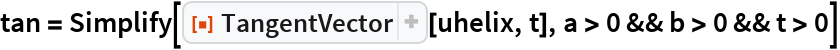 TangentVector | Wolfram Function Repository