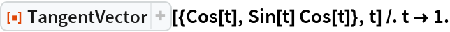 TangentVector | Wolfram Function Repository