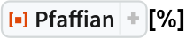 ResourceFunction["Pfaffian"][%]