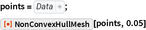 NonConvexHullMesh | Wolfram Function Repository