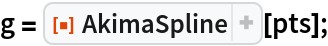 AkimaSpline | Wolfram Function Repository