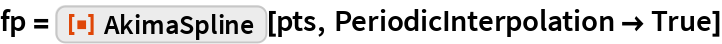 AkimaSpline | Wolfram Function Repository