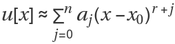 FrobeniusDSolve | Wolfram Function Repository